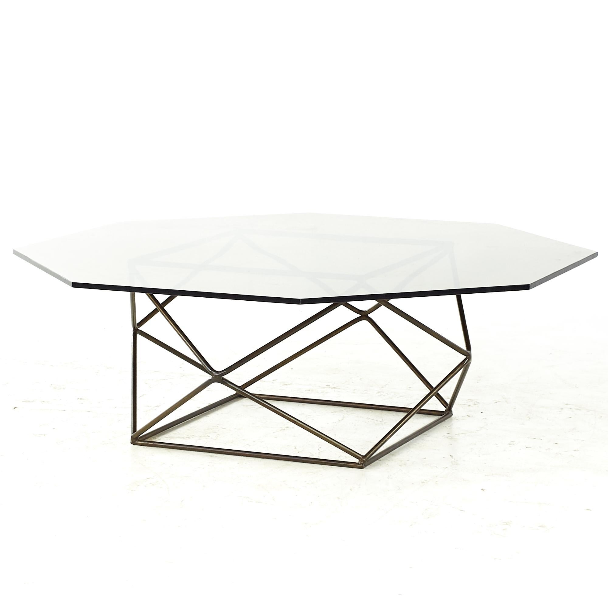 Late 20th Century Milo Baughman for Directional Midcentury Coffee Table For Sale