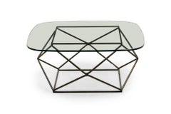 Milo Baughman for Directional Mid-Century Glass Geometric Cocktail/Coffee Table