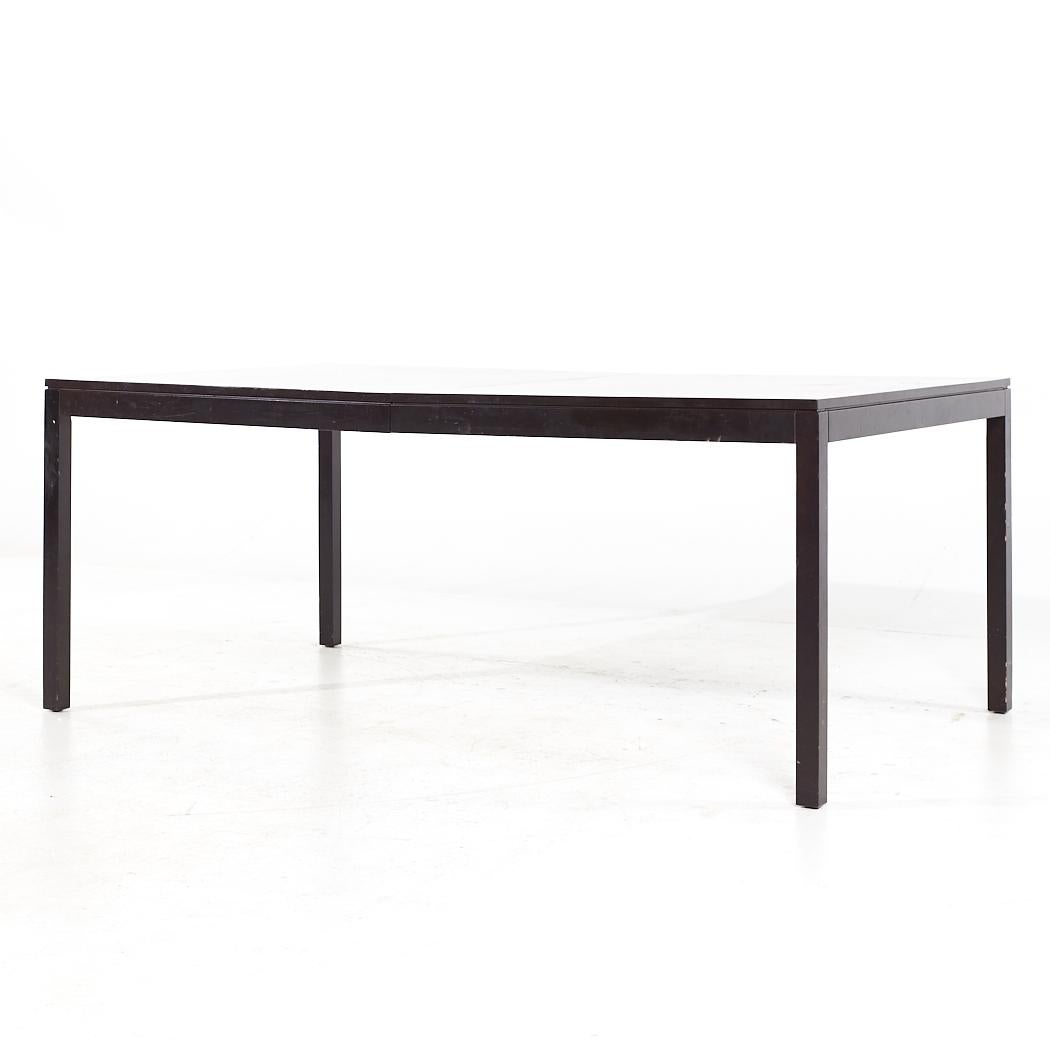 Mid-Century Modern Milo Baughman for Directional Mid Century Table de salle à manger marquetée avec 2 abattants en vente