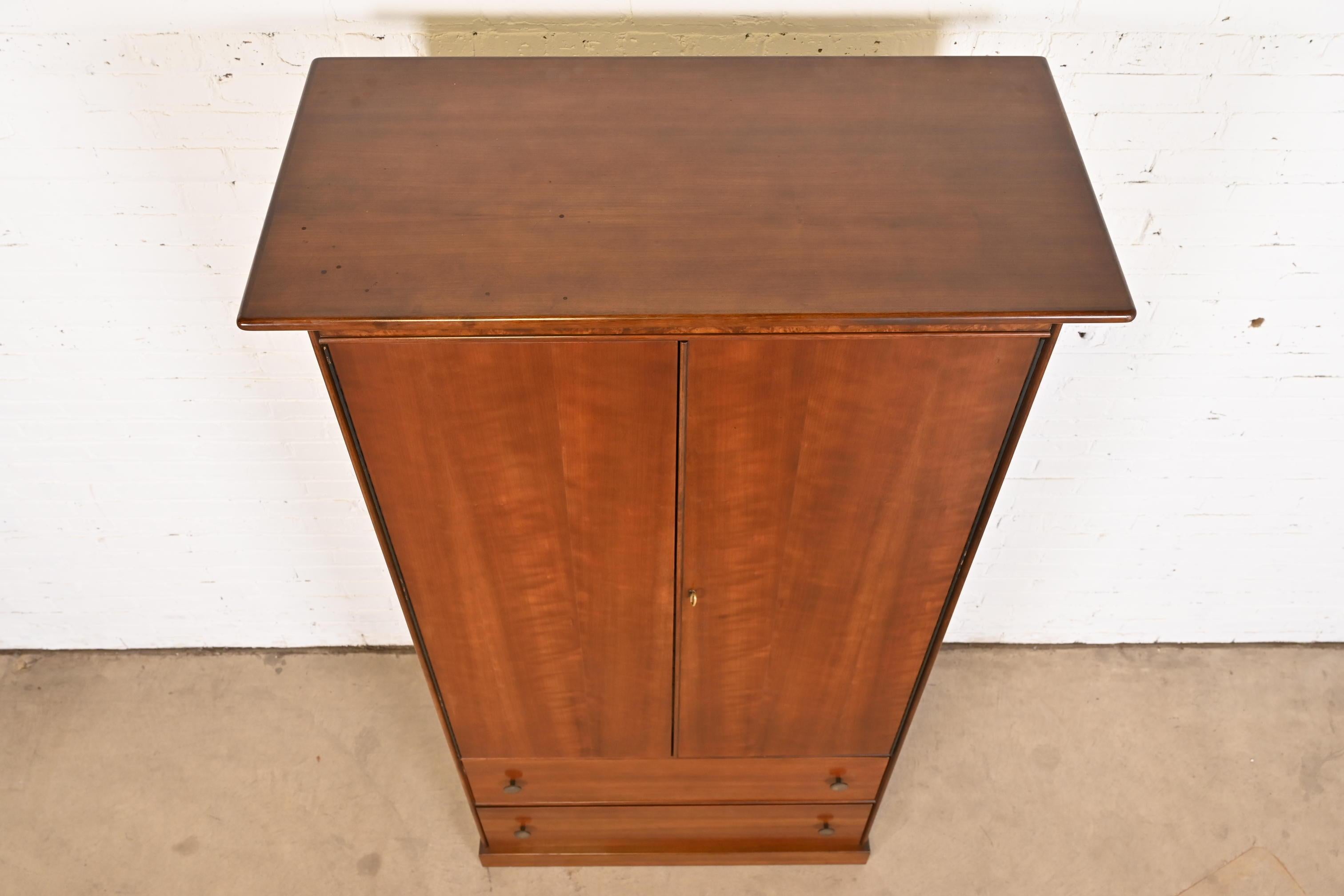 Milo Baughman for Directional Mid-Century Modern Armoire Dresser, 1960s For Sale 6