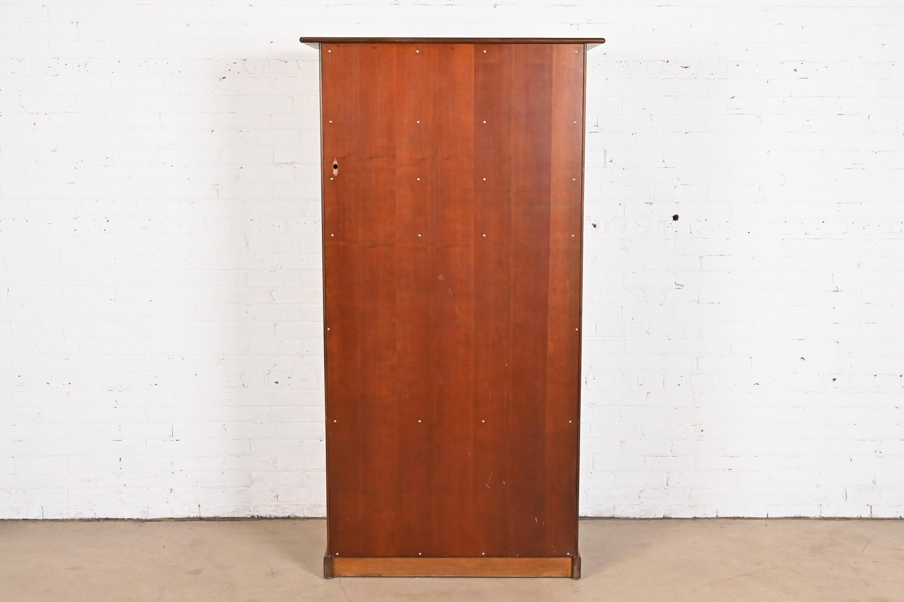 Milo Baughman for Directional Mid-Century Modern Armoire Dresser, 1960s For Sale 8