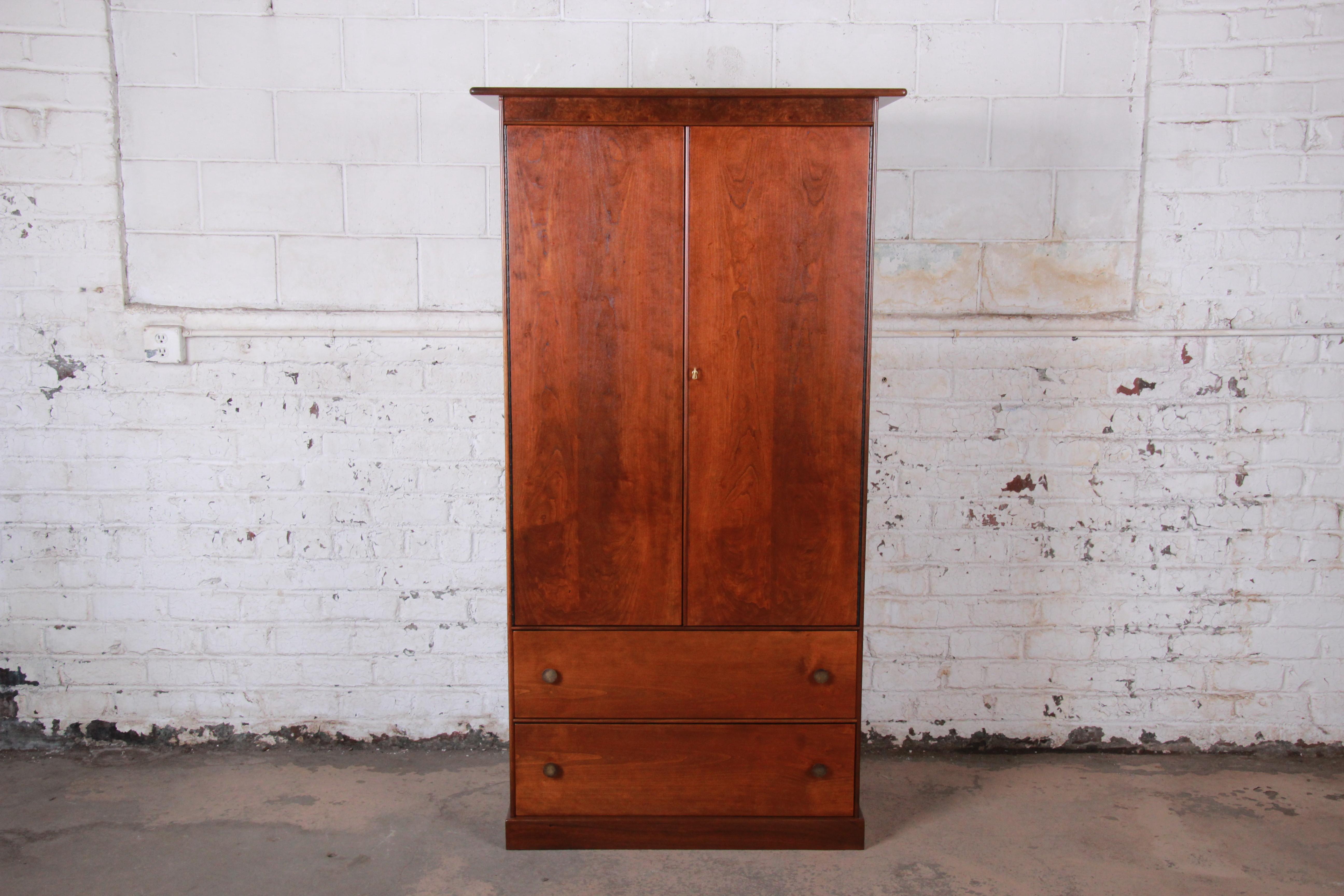 A rare and outstanding Mid-Century Modern armoire dresser

By Milo Baughman for Directional 