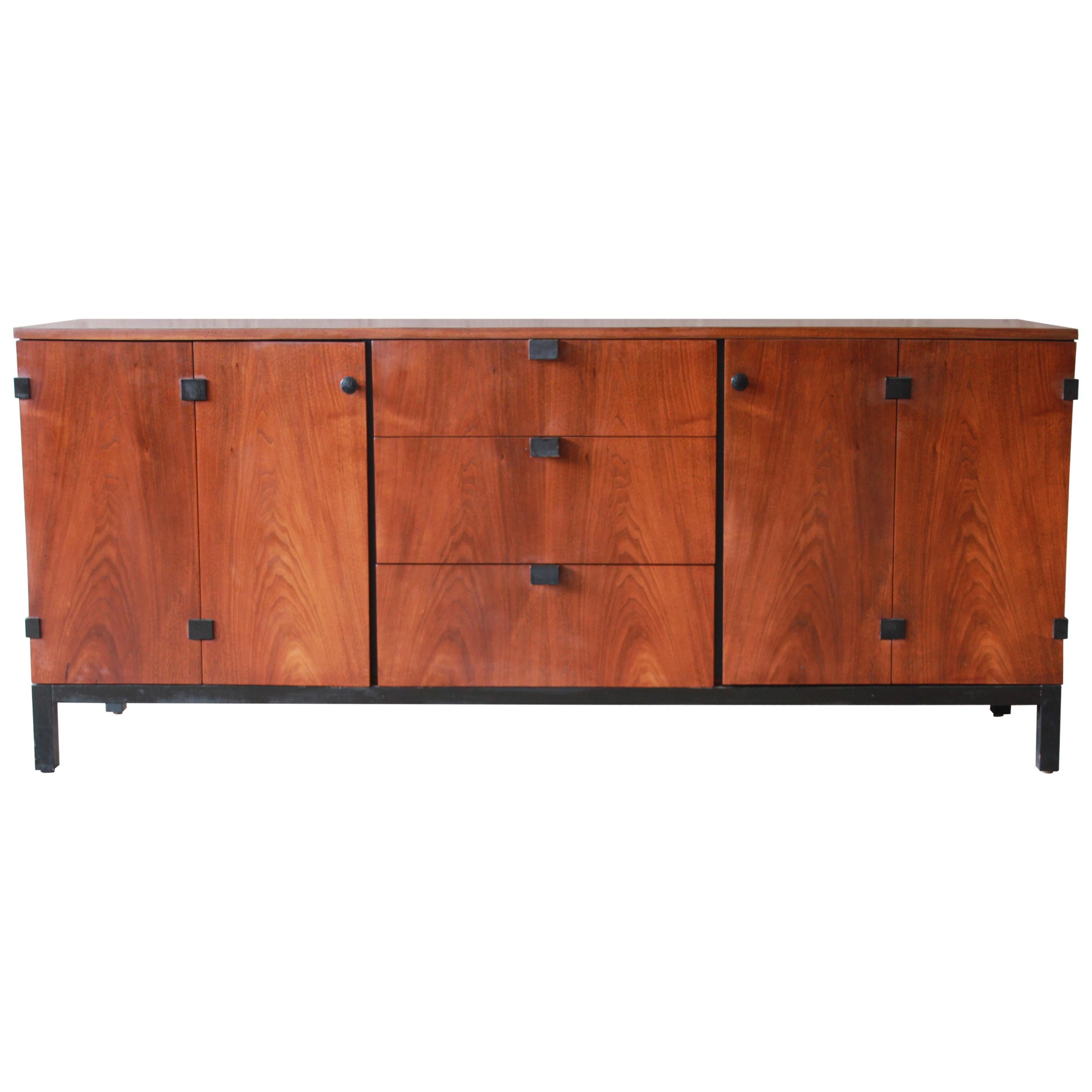 Milo Baughman for Directional Mid-Century Modern Walnut Credenza or Dresser