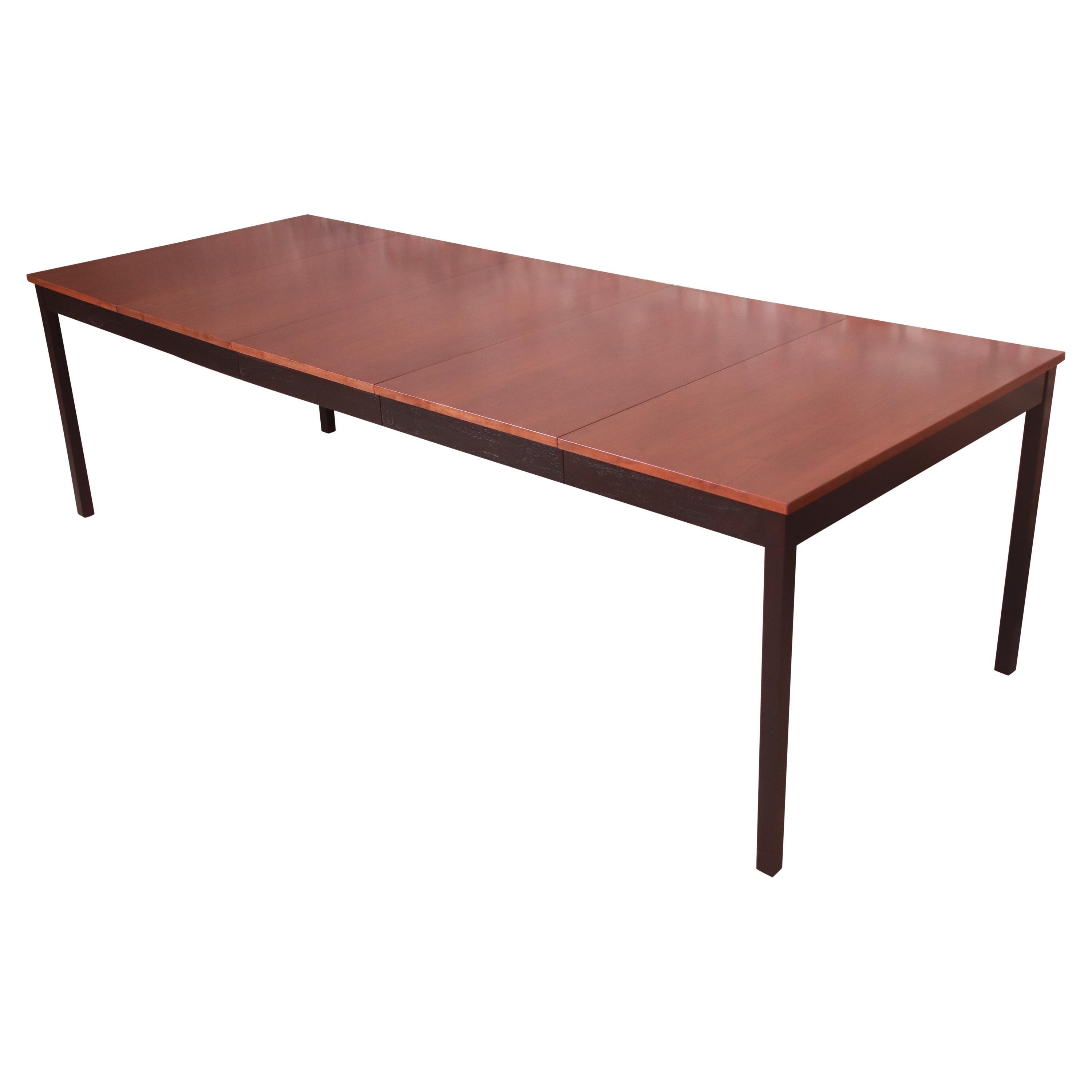 Milo Baughman for Directional Mid-Century Modern Walnut Dining Table, Refinished