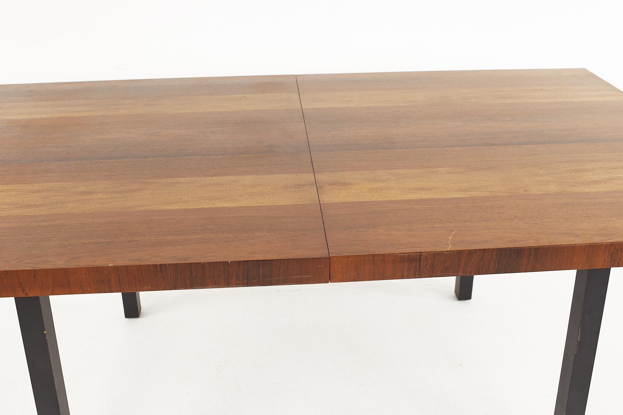 Mid-Century Modern Milo Baughman for Directional Mid Century Multi-Wood Dining Table For Sale