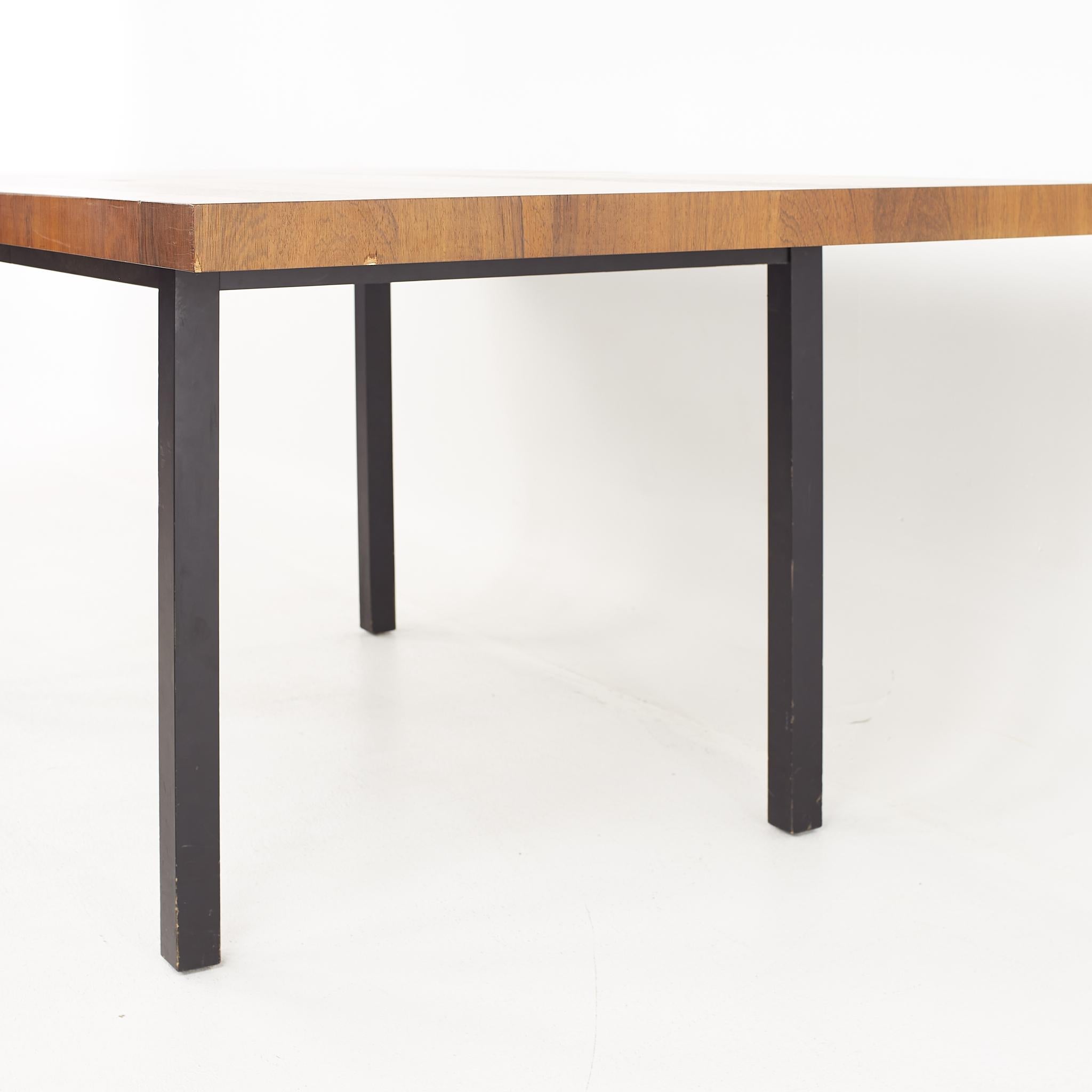 Late 20th Century Milo Baughman for Directional Mid Century Multi-Wood Dining Table For Sale