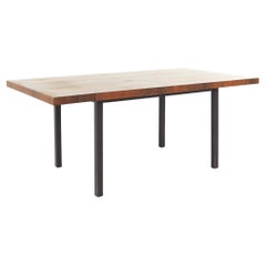 Used Milo Baughman for Directional Mid Century Multi-Wood Dining Table