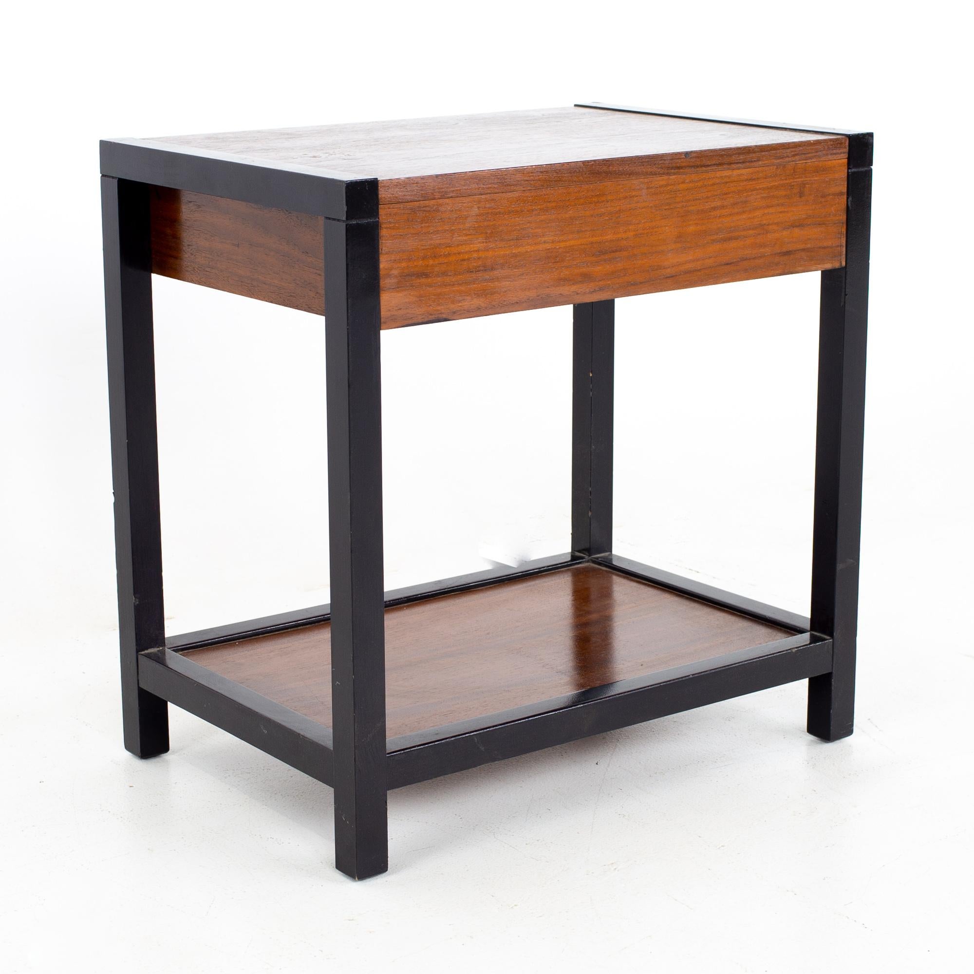 Milo Baughman for Directional Mid Century Nightstands, a Pair 2