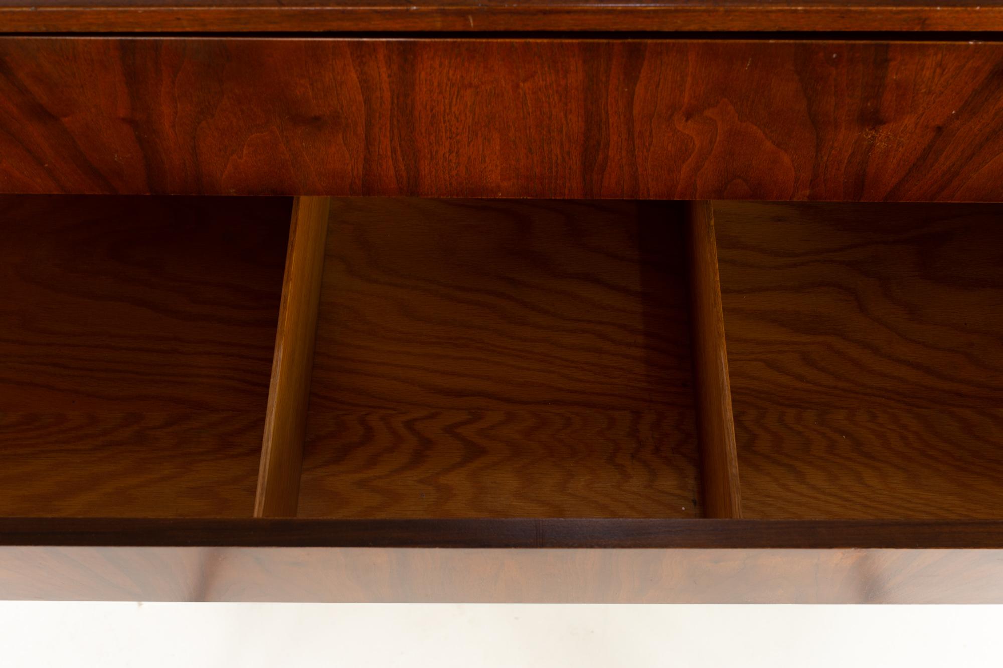 Milo Baughman for Directional Mid Century Walnut 5 Drawer Highboy Dresser 2