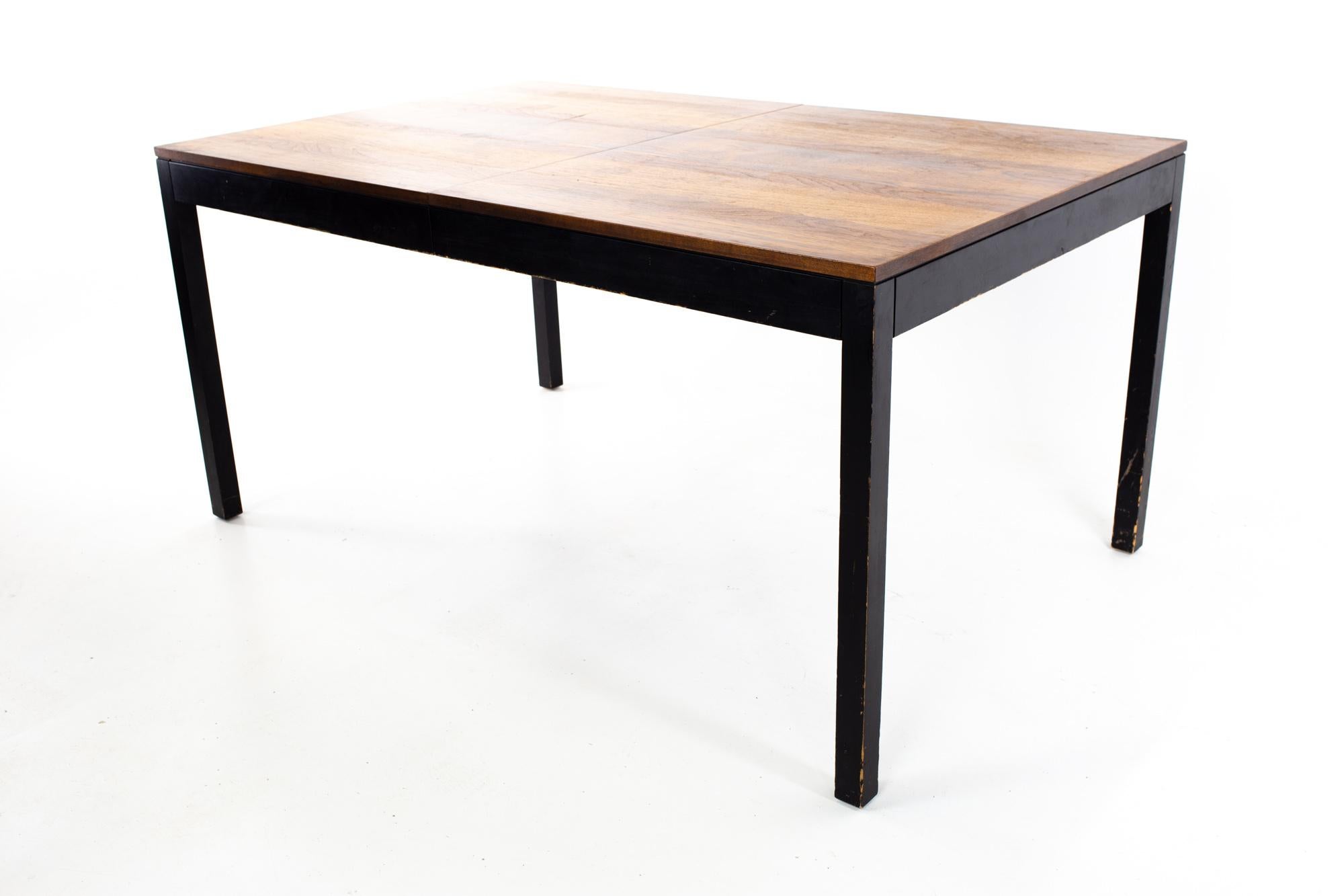 Mid-Century Modern Milo Baughman for Directional Mid Century Rosewood Walnut and Oak Parsons Table