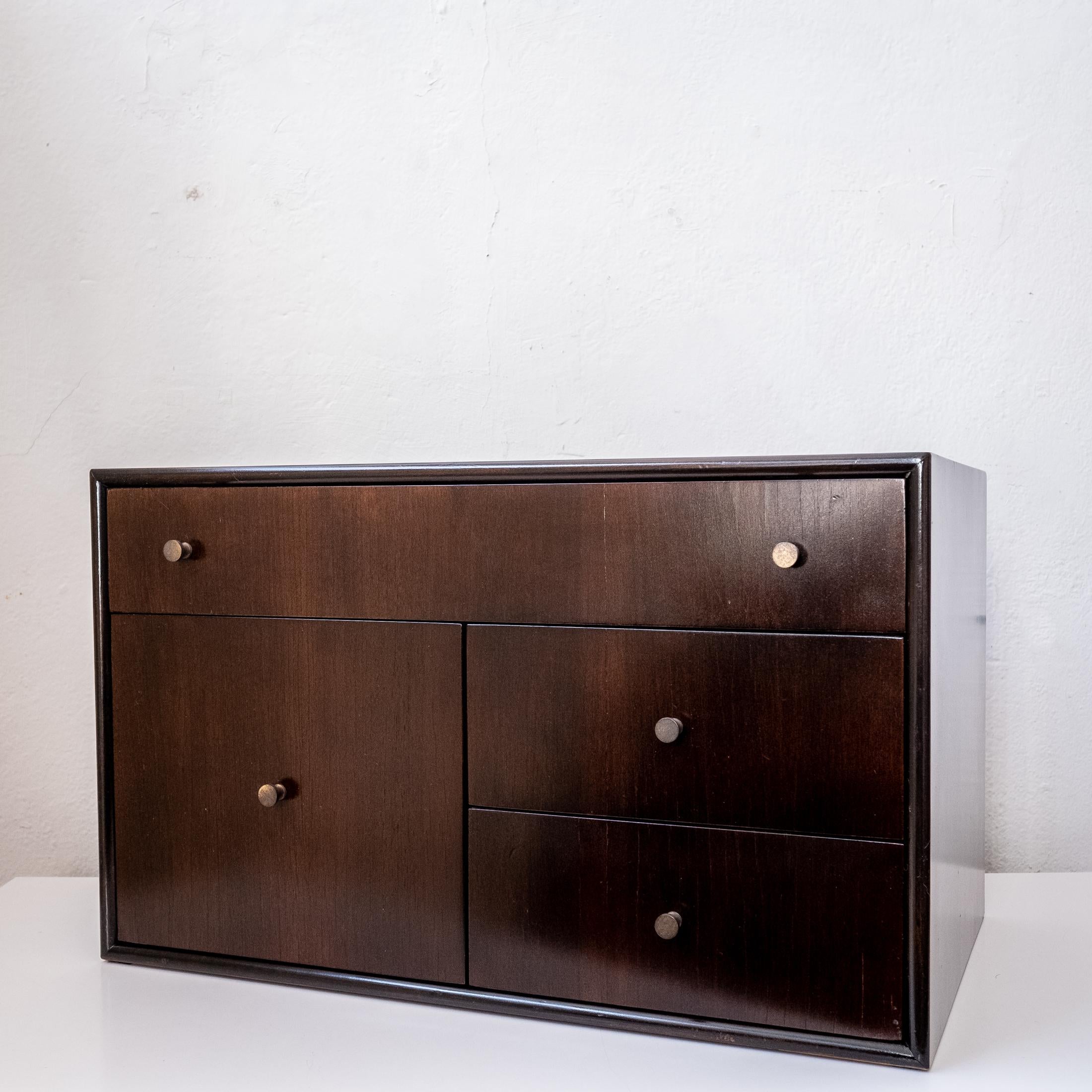 Mid-Century Modern Milo Baughman for Directional Miniature Jewelry Chest For Sale
