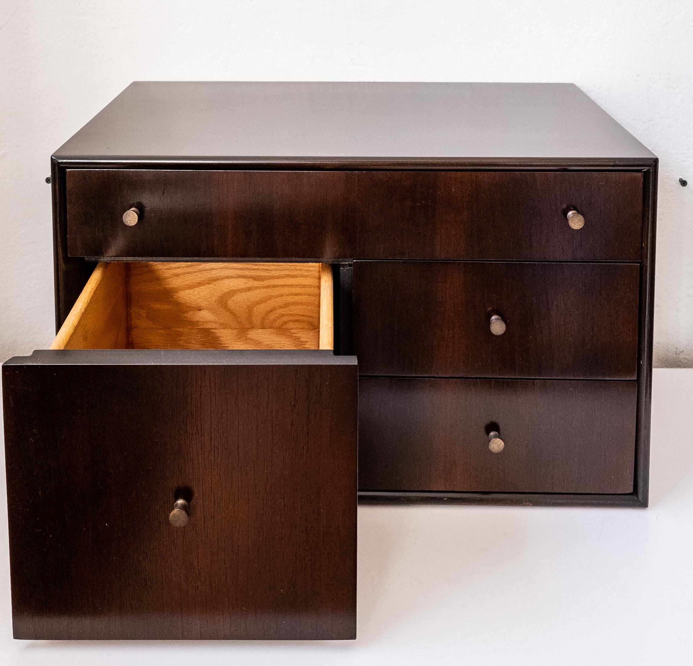 Mid-20th Century Milo Baughman for Directional Miniature Jewelry Chest For Sale