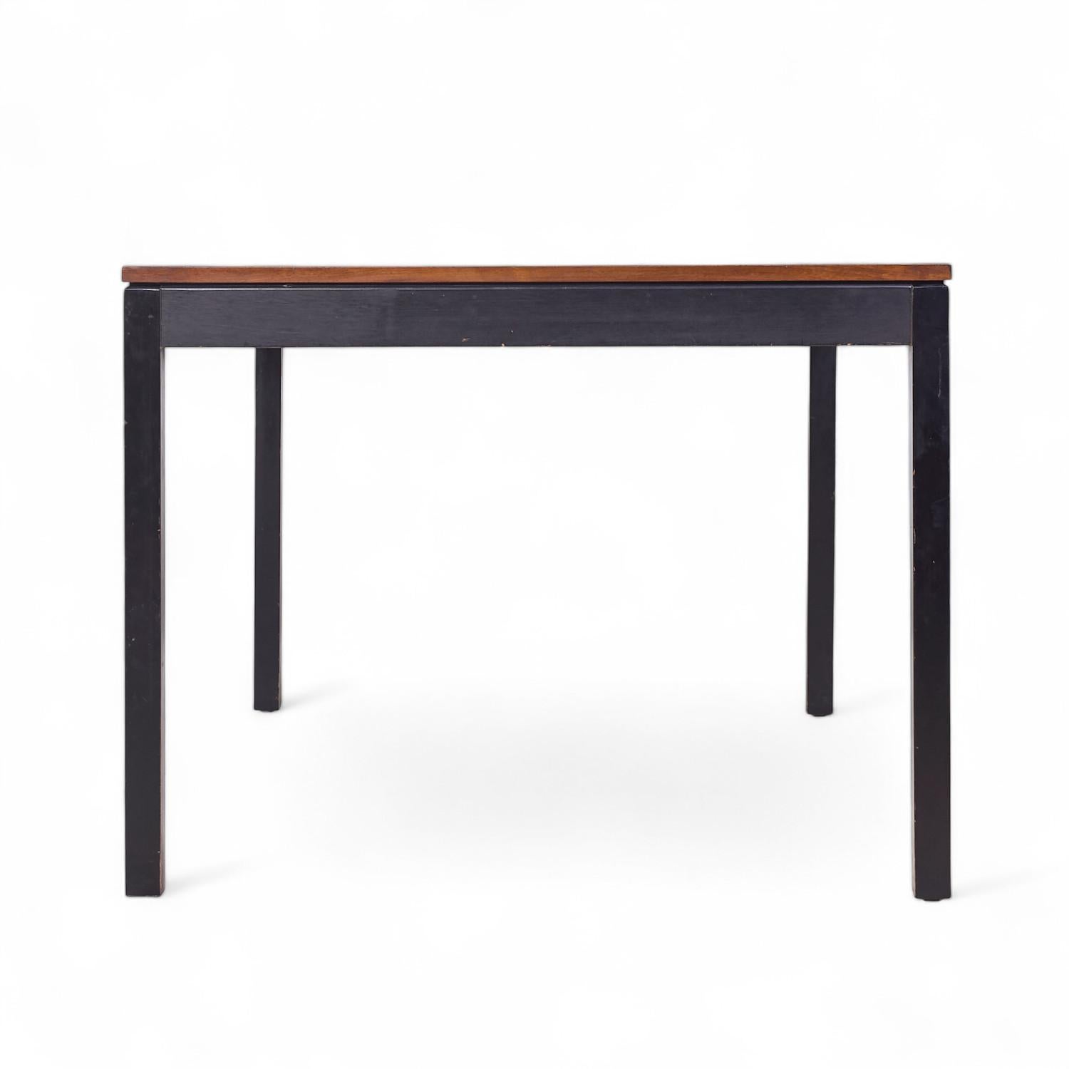 American Milo Baughman for Directional Rosewood, Walnut, Ash Dining Table with 2 Leaves For Sale