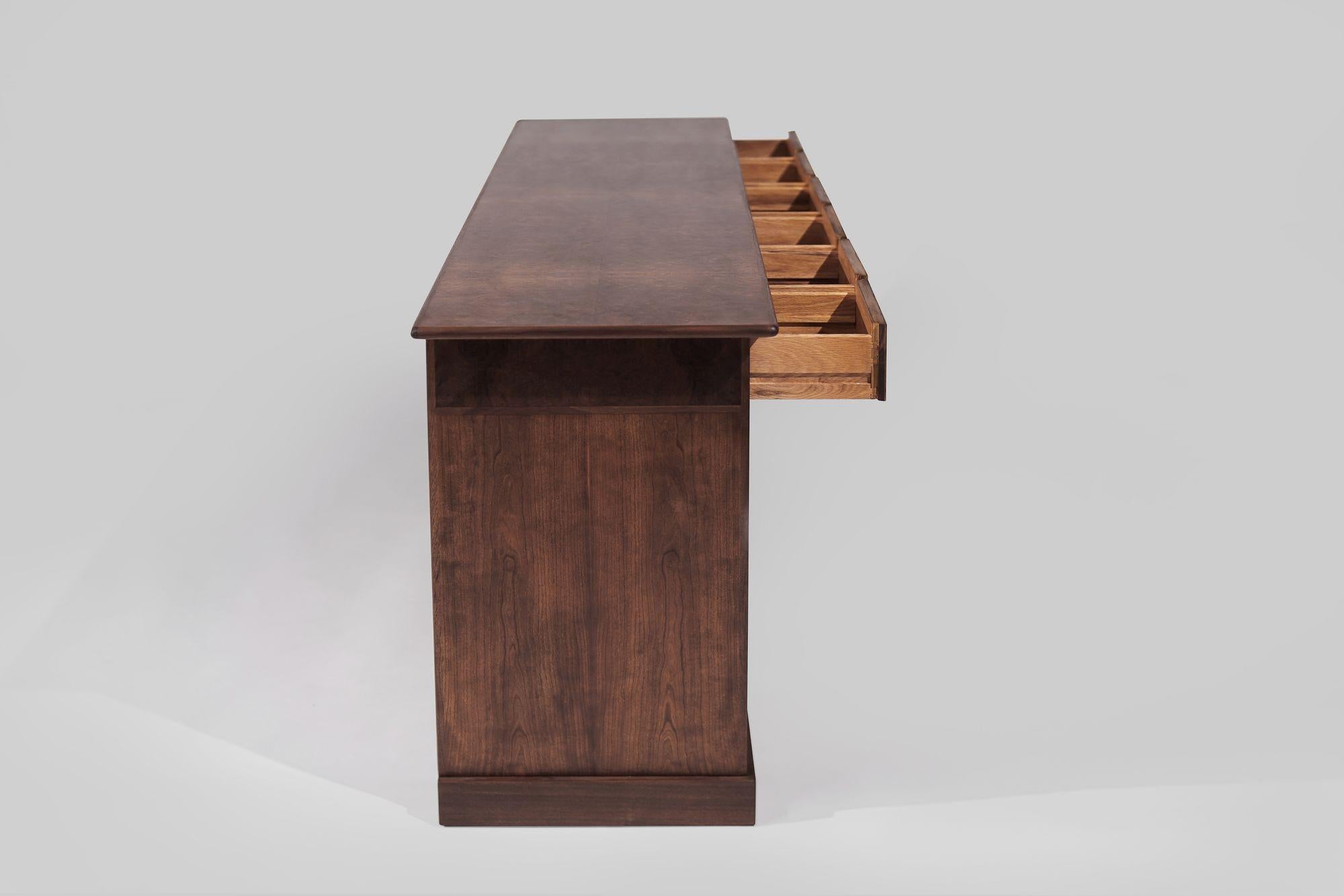 20th Century Milo Baughman for Directional Walnut Burl Credenza, C. 1960s