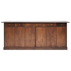 Milo Baughman for Directional Walnut Burl Credenza, C. 1960s