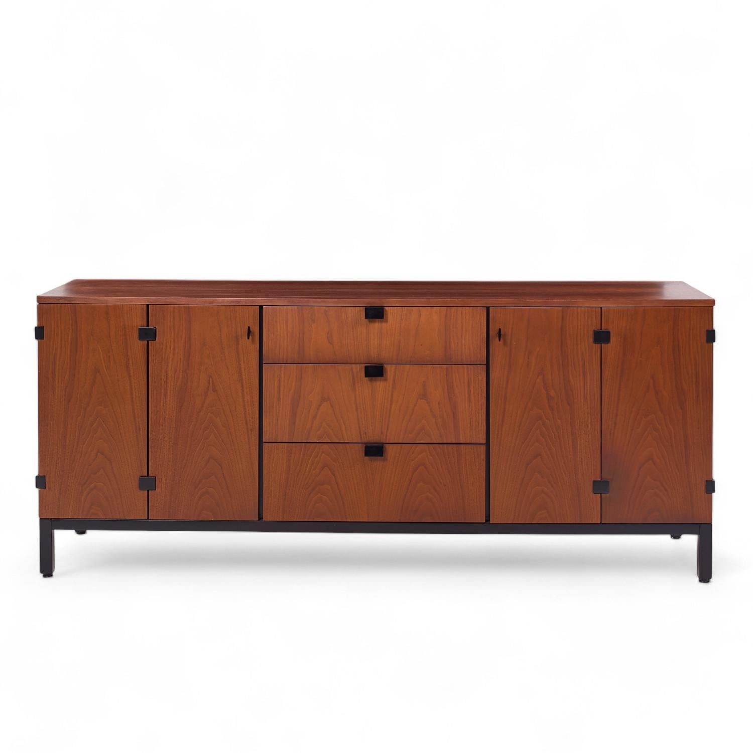Milo Baughman for Directional Walnut Lowboy Dresser

This lowboy measures: 72 wide x 18.5 deep x 30.5 inches high

All pieces of furniture can be had in what we call restored vintage condition. That means the piece is restored upon purchase so it’s