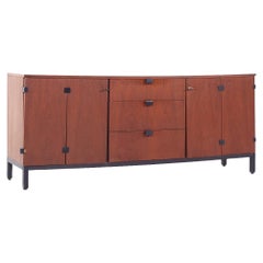 Milo Baughman for Directional Walnut Lowboy Dresser