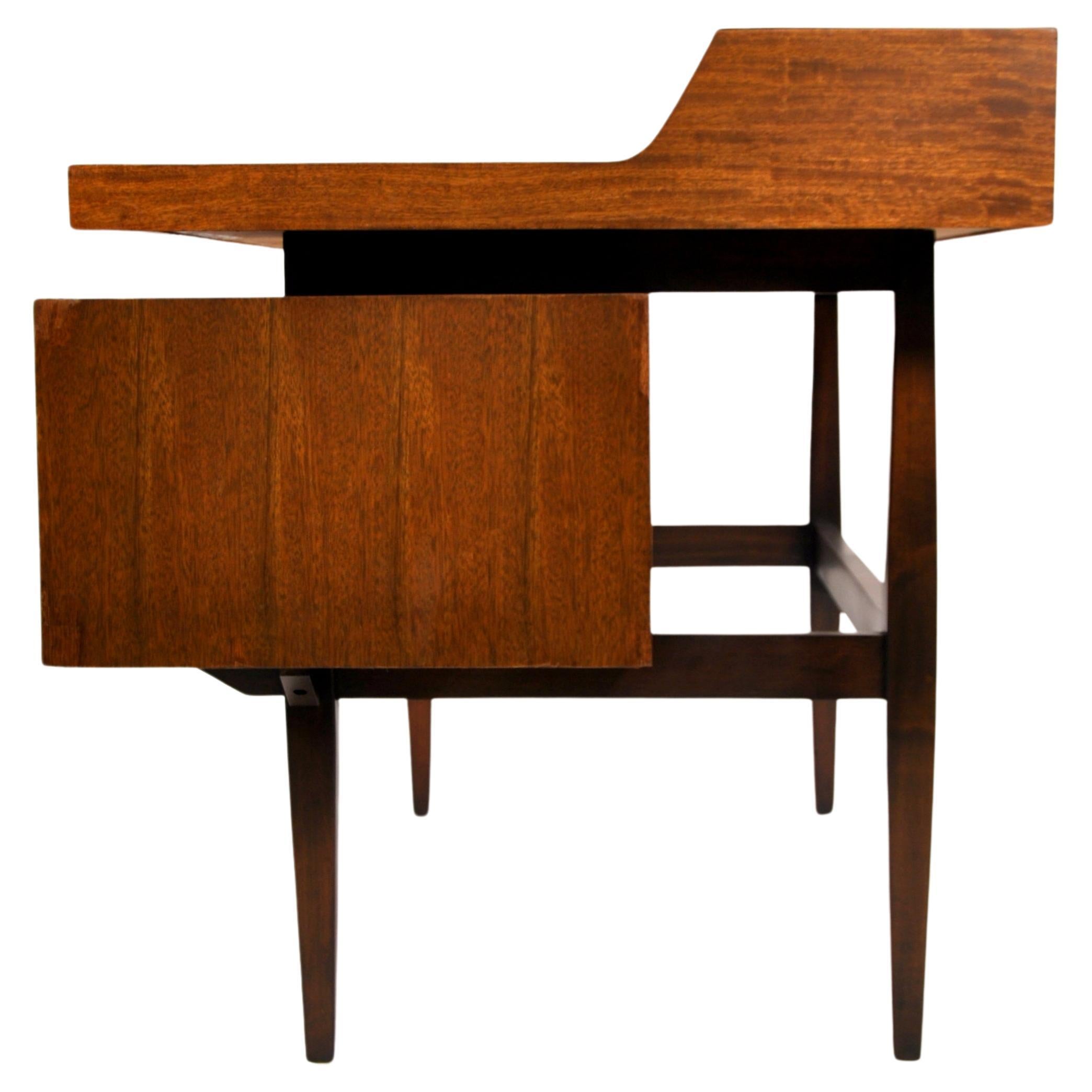Milo Baughman for Drexel Perspective Mindoro and Leather Desk 6