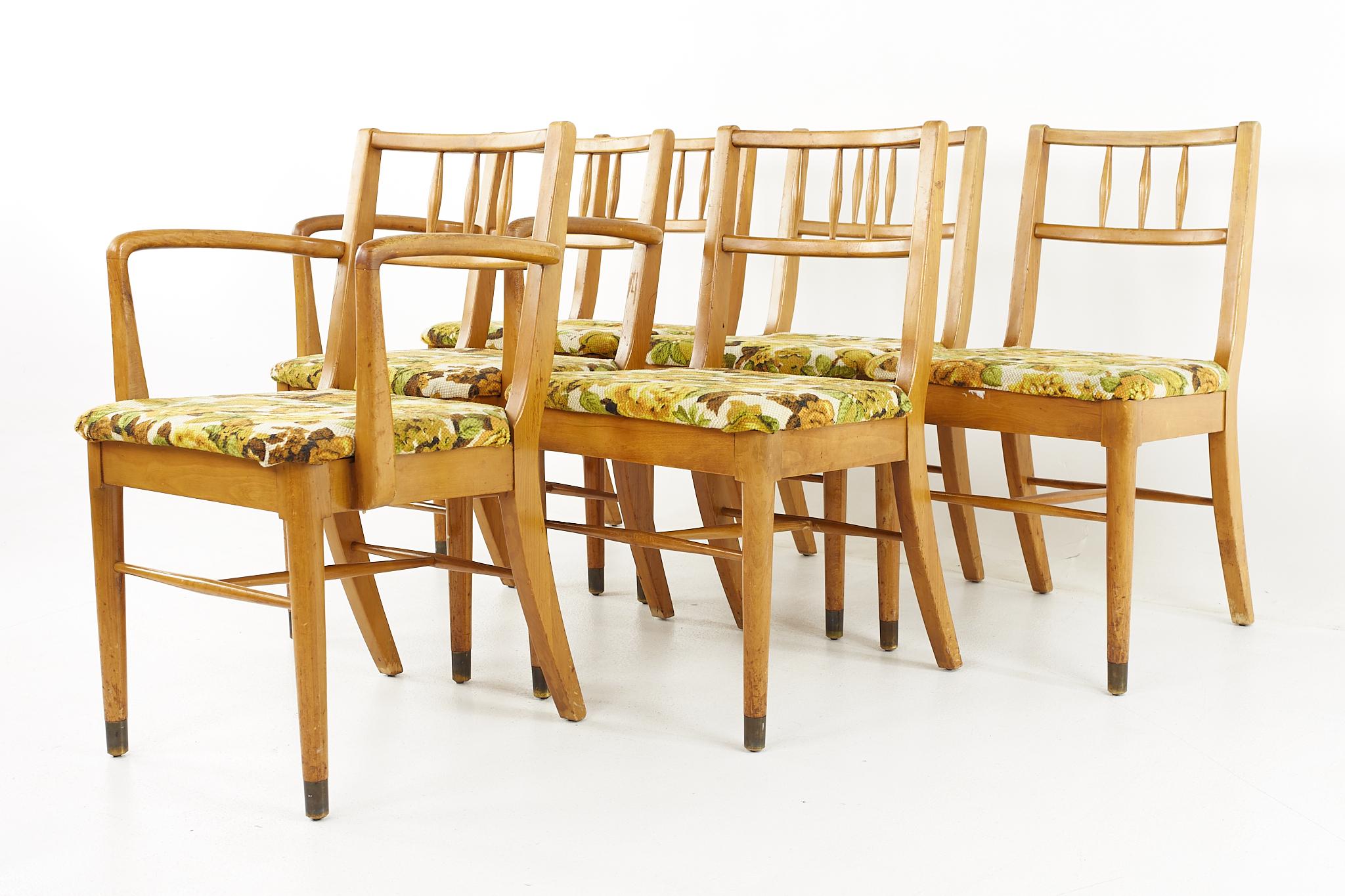 Mid-Century Modern Drexel New Todays Living Mid Century Dining Chairs, Set of 6 For Sale