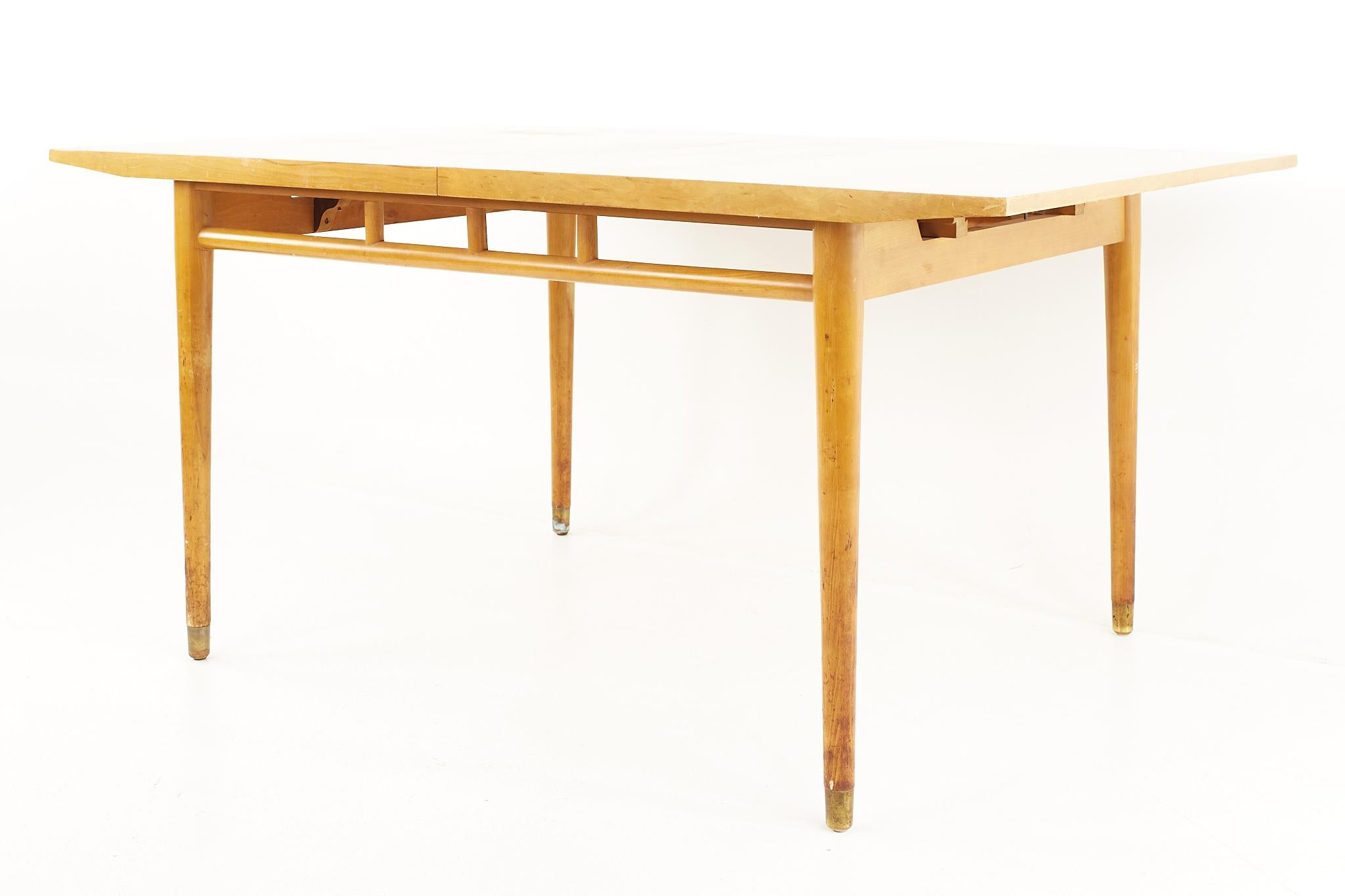 Mid-Century Modern Milo Baughman for Drexel Todays Living Mid Century Dining Table with 3 Leaves