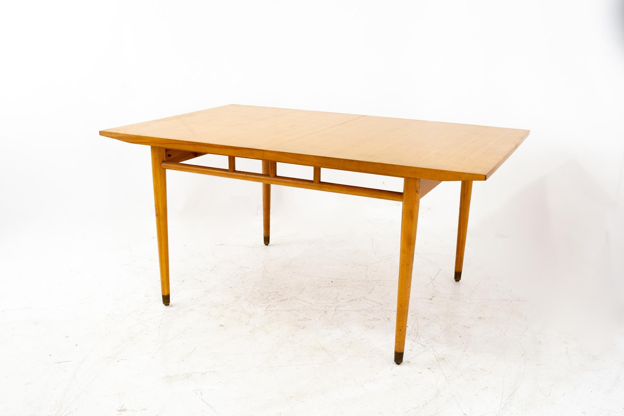 Mid-Century Modern Milo Baughman for Drexel Todays Living Mid Century Blonde Dining Table