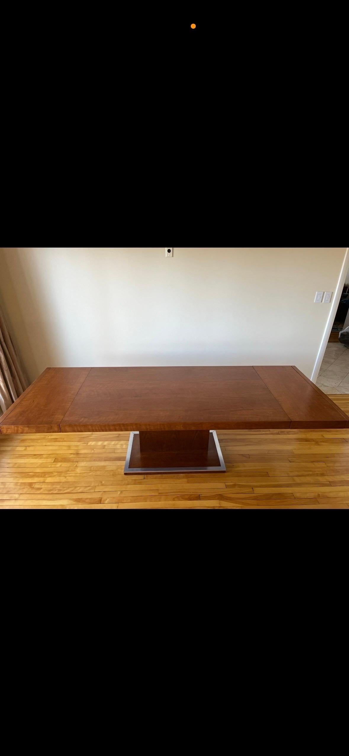 Milo Baughman for Founders Walnut Extension Dining Table For Sale 3