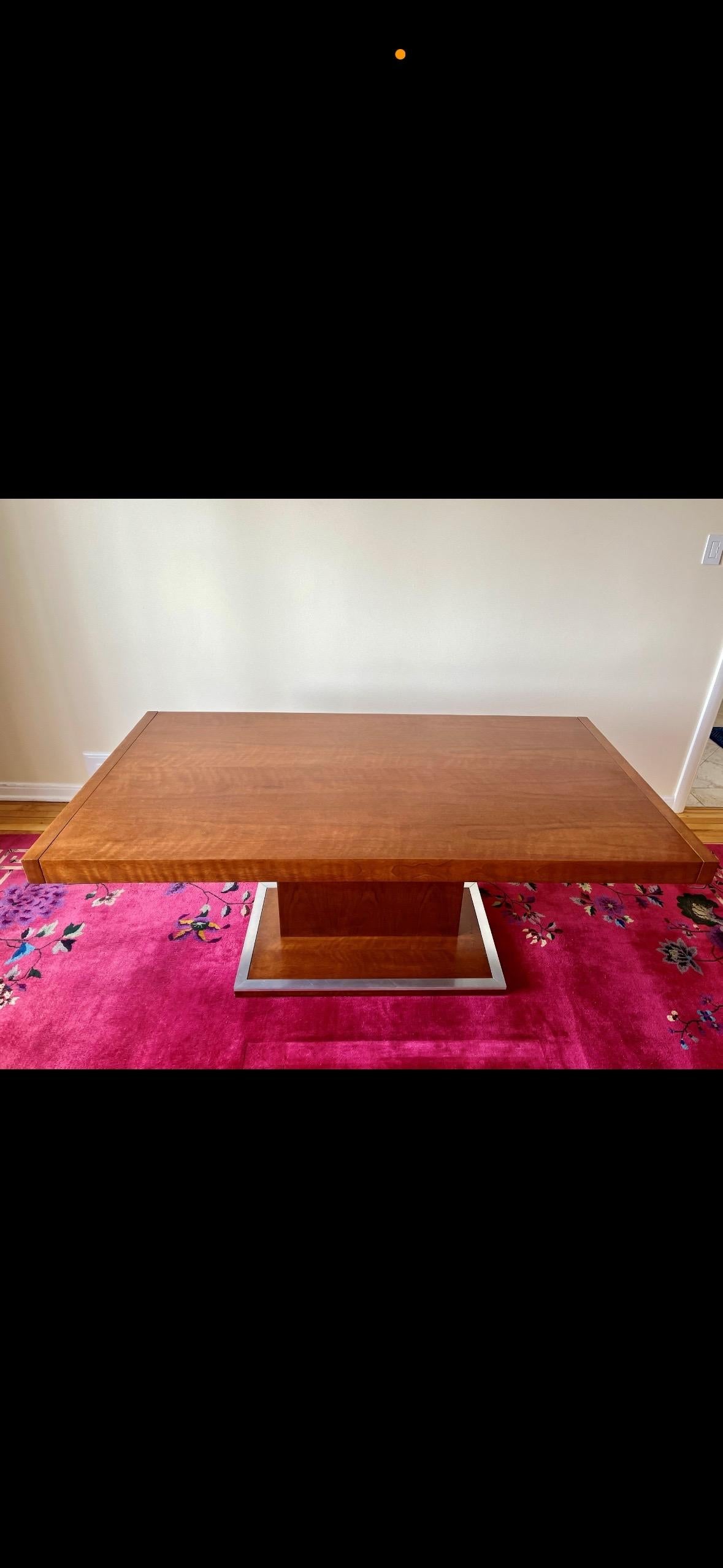 Mid-20th Century Milo Baughman for Founders Walnut Extension Dining Table For Sale