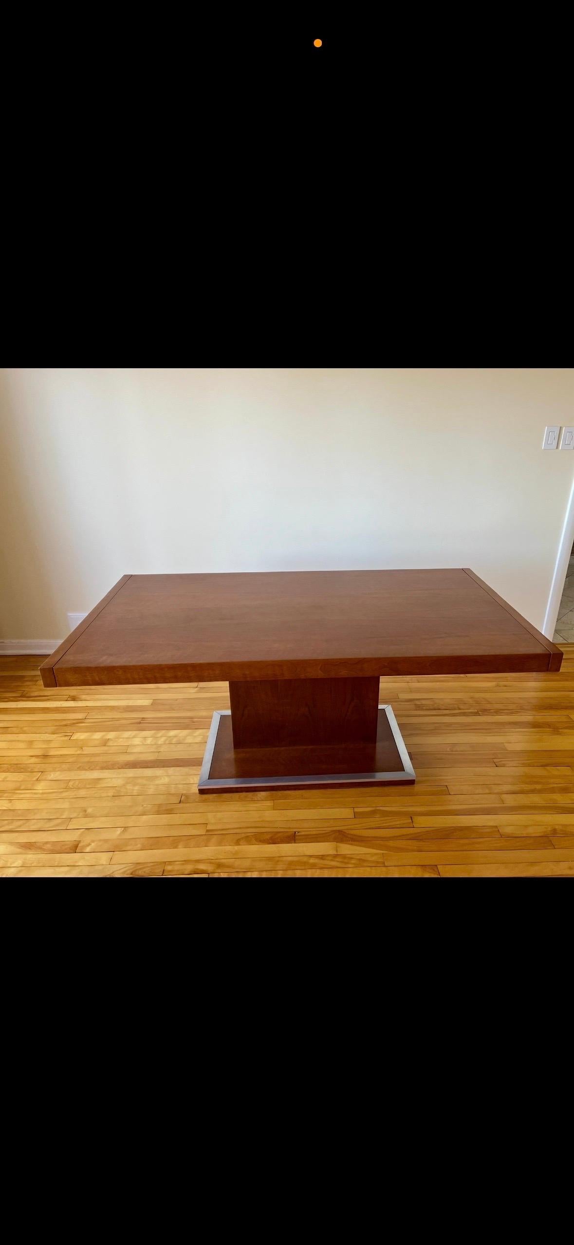 Milo Baughman for Founders Walnut Extension Dining Table For Sale 2
