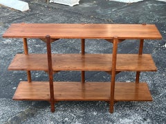 Milo Baughman For Glenn Of California Bookshelf Walnut Patina 1950's