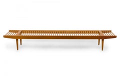 Milo Baughman for Glenn of California Light Wooden Dowel Bench