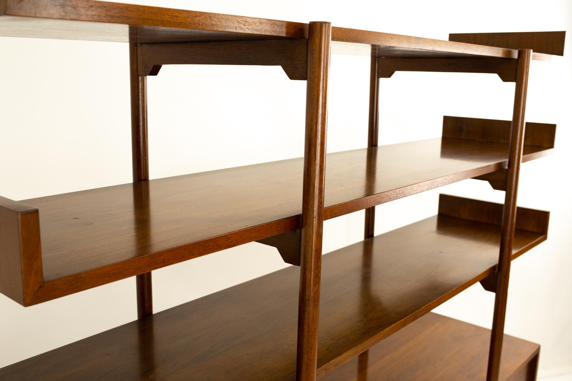 American Milo Baughman for Glenn of California Midcentury Room Divider Bookshelf