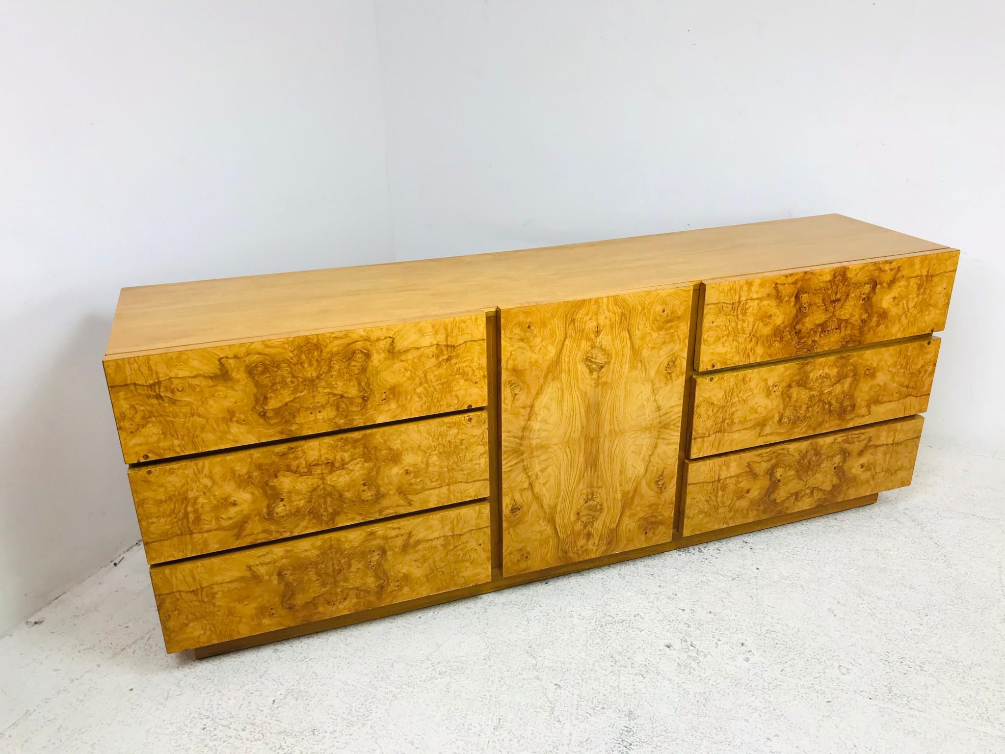 American Roland Carter for Lane Burl Wood Dresser