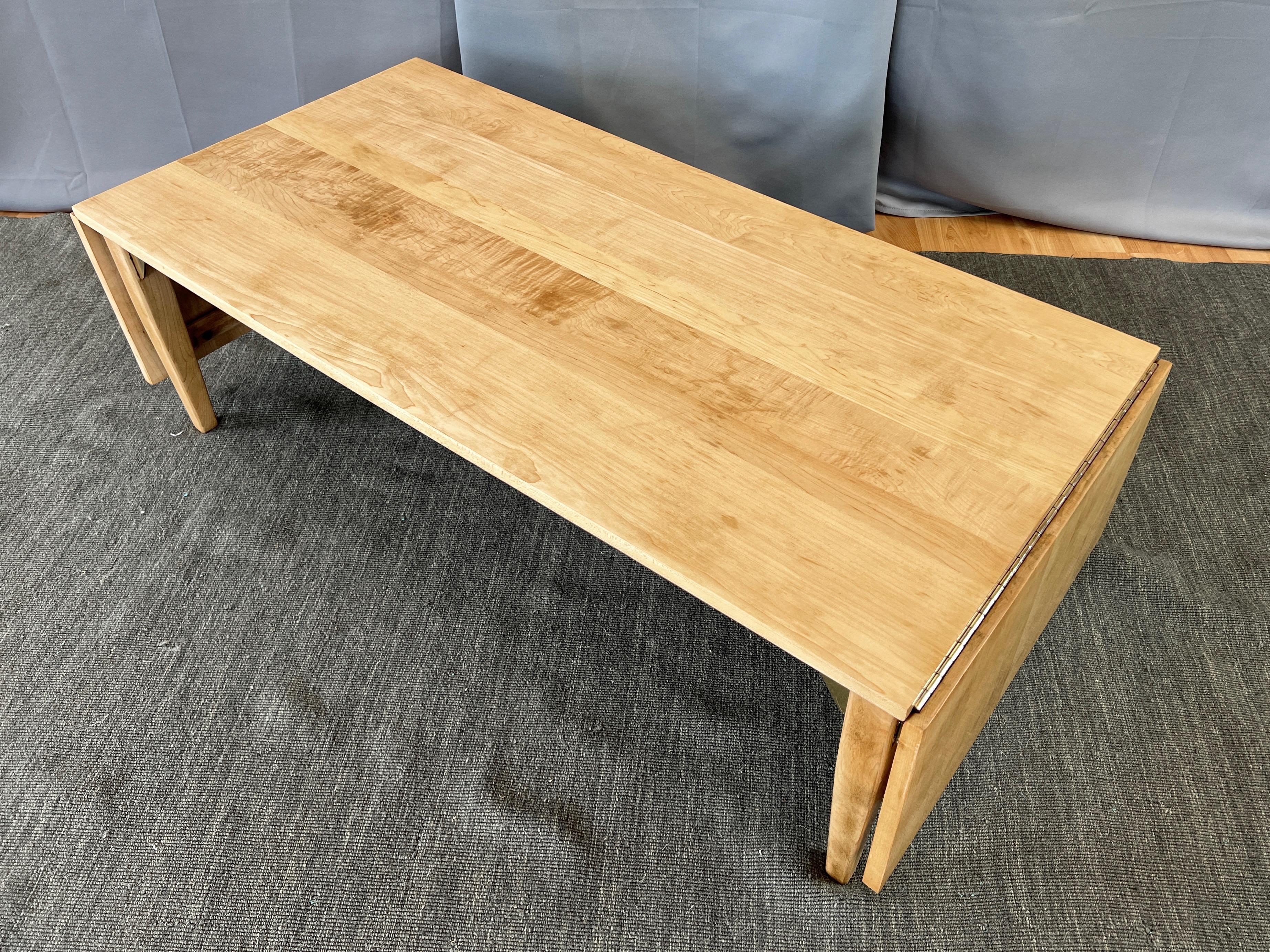 Milo Baughman for Murray Birch and Brass Drop-Leaf Coffee Table, 1953 For Sale 10
