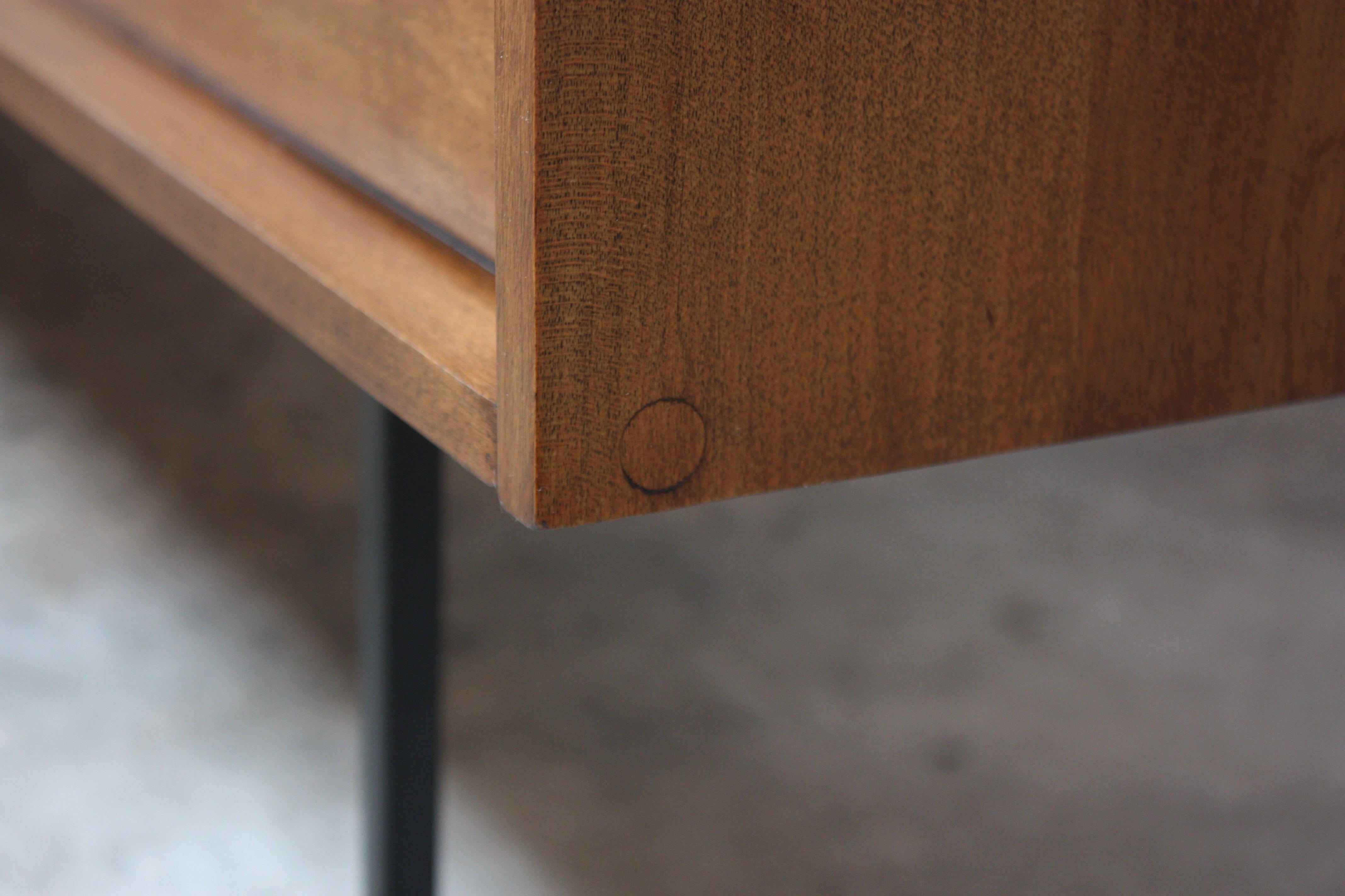 Milo Baughman for Murray Eight-Drawer Chest in Maple and Iron 8