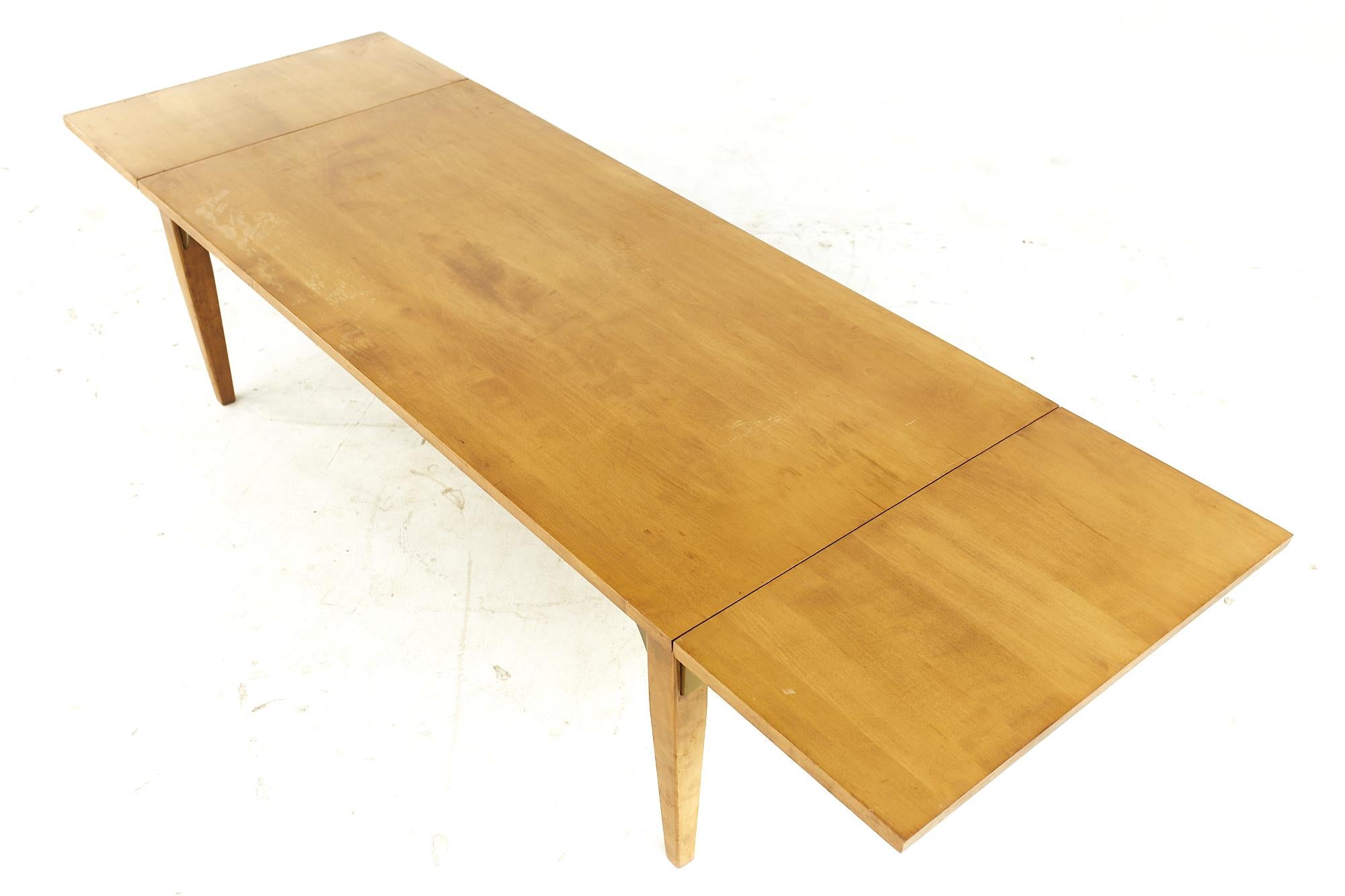 American Milo Baughman for Murray Midcentury Expanding Bench Brass Coffee Table For Sale