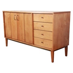 Milo Baughman for Murray Mid-Century Modern Maple Sideboard Credenza