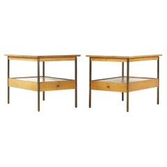 Milo Baughman for Murray Midcentury Side End Tables, Pair