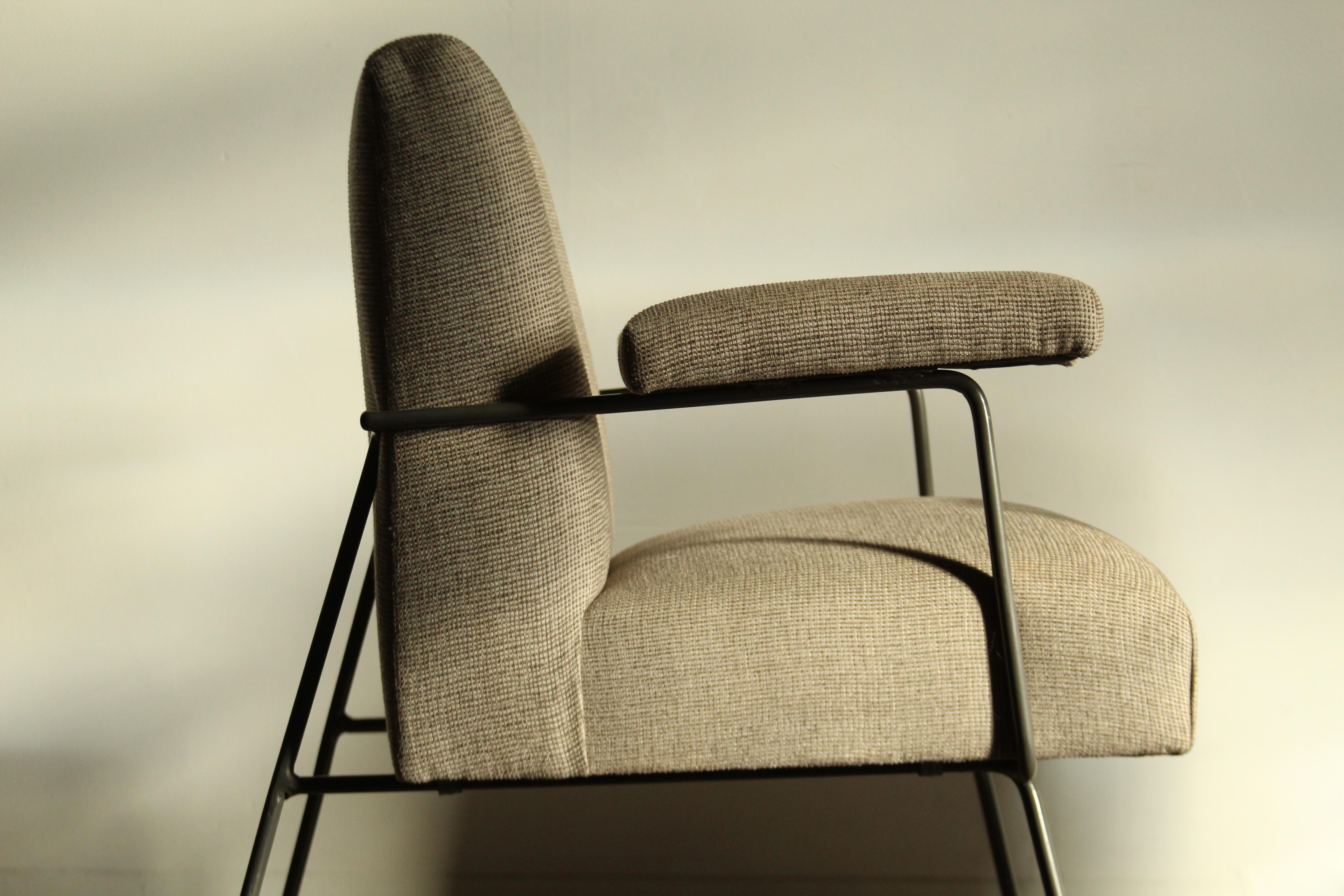 Milo Baughman for Pacific Iron Dining Chairs, Set of 6, 1950s 2