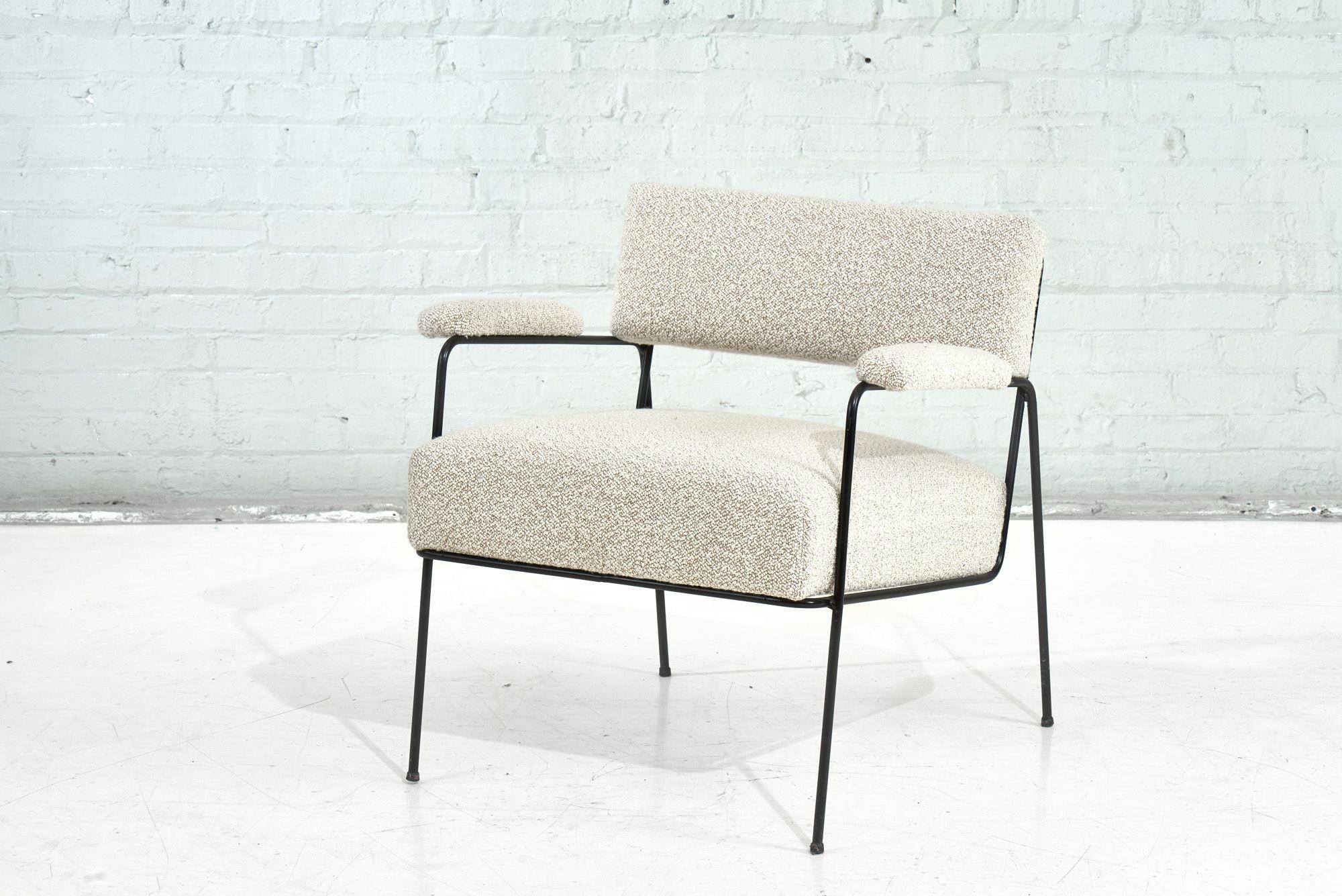 Mid-Century Modern Fauteuil de salon Milo Baughman pour Pacific Iron, 1950 en vente