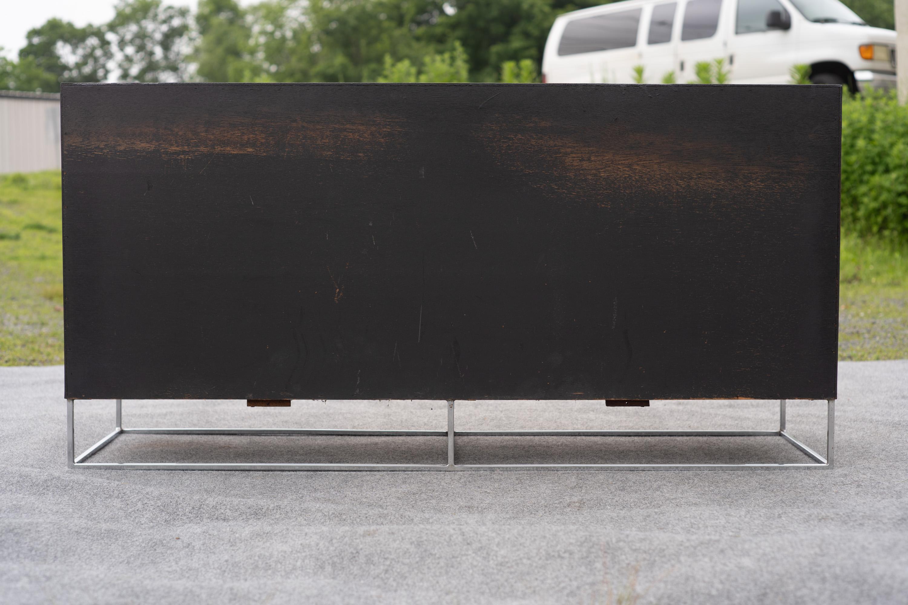 Milo Baughman für Rougier Palisander & Chrom 10-Schubladen-Credenza-Schrank Kommode im Angebot 12
