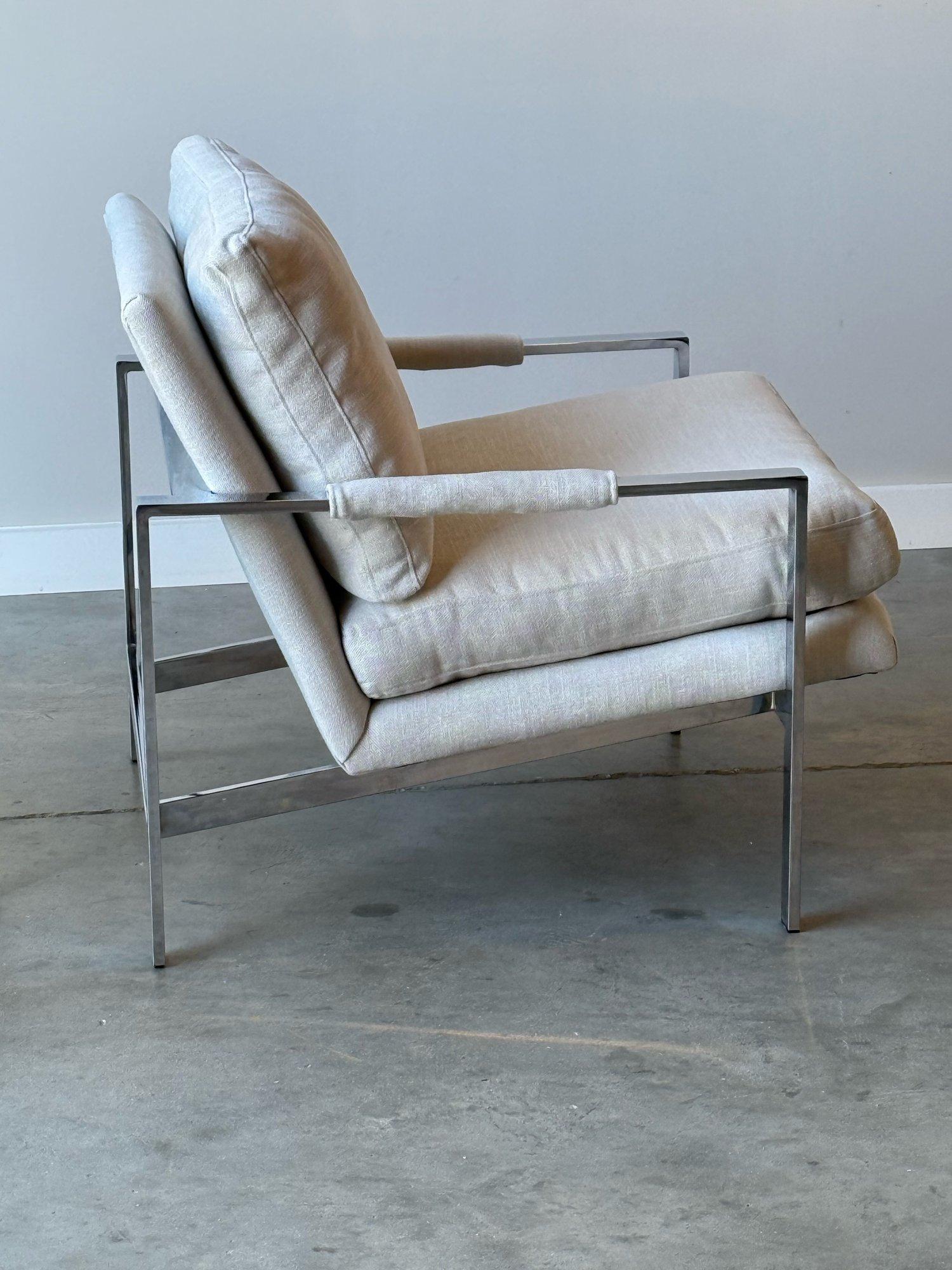 Paire de chaises longues Milo Baughman pour Thayer Coggin 951 en vente 7
