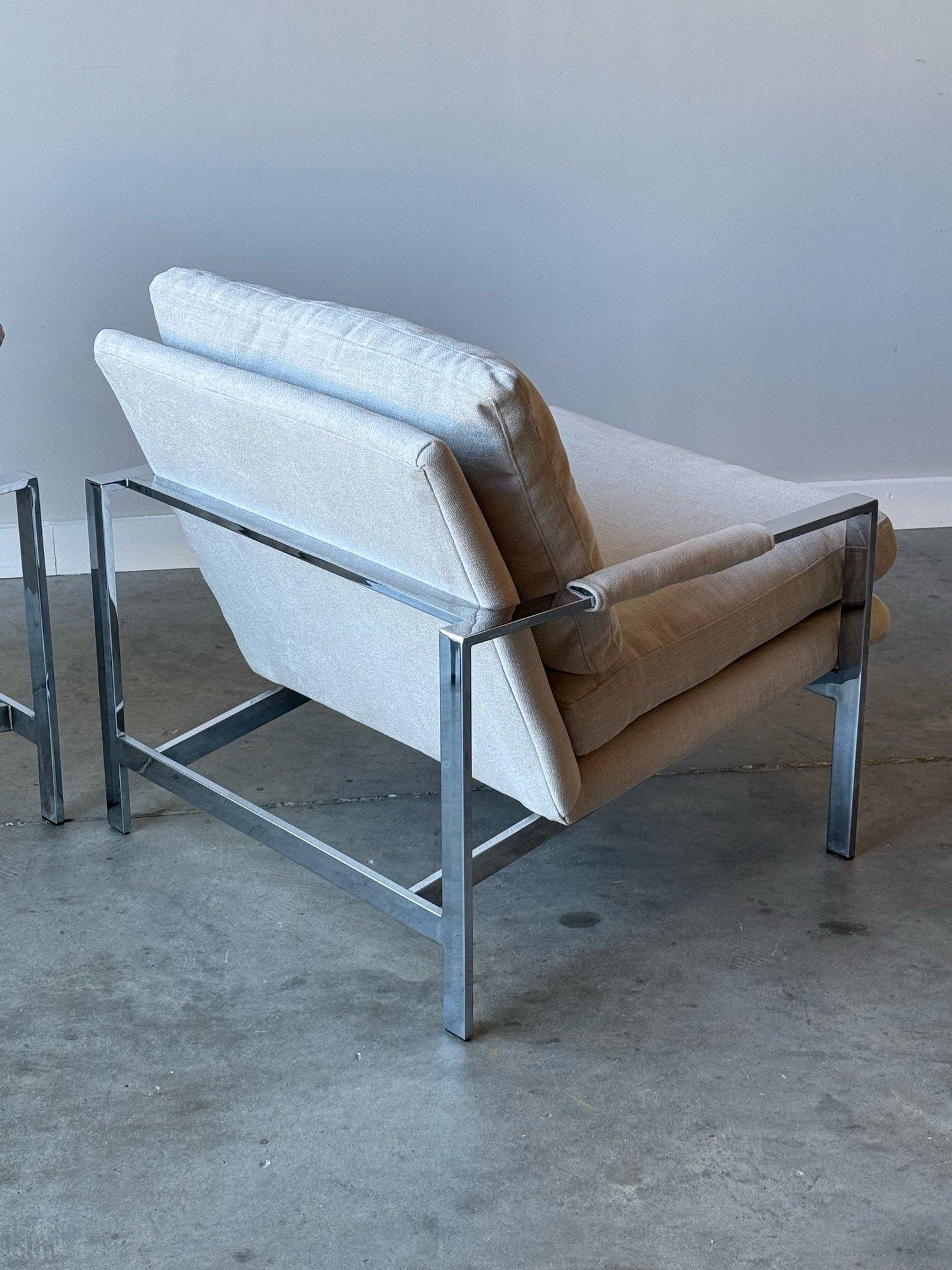 Paire de chaises longues Milo Baughman pour Thayer Coggin 951 en vente 2