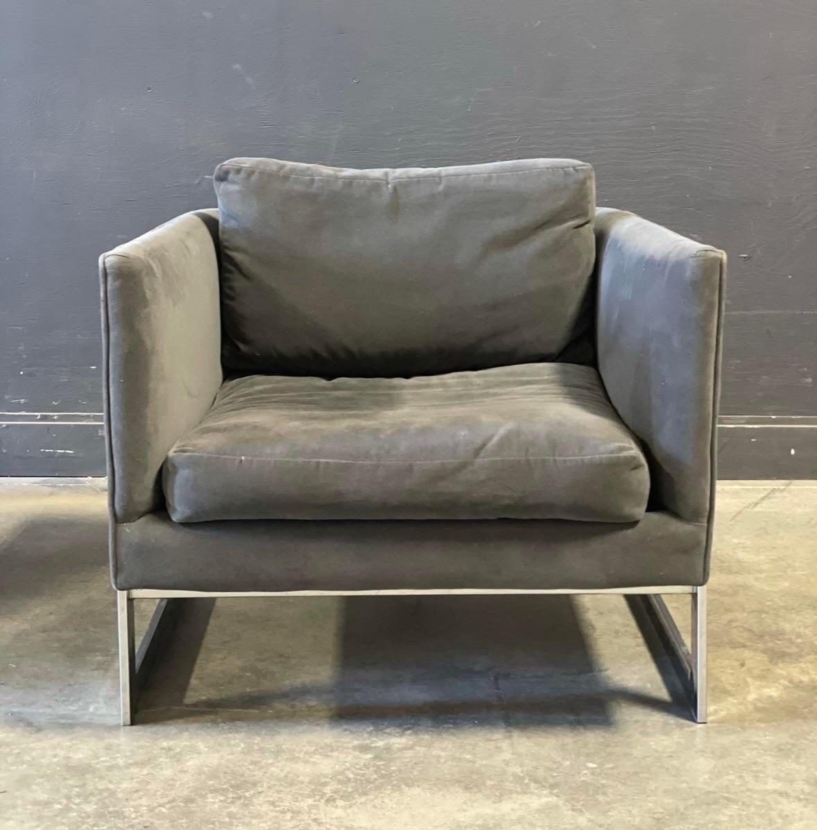 Paire de fauteuils de salon Milo Baughman pour Thayer Coggin 989 Bon état - En vente à Hudson, NY