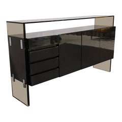 Milo Baughman for Thayer Coggin Black Lacquer Sideboard