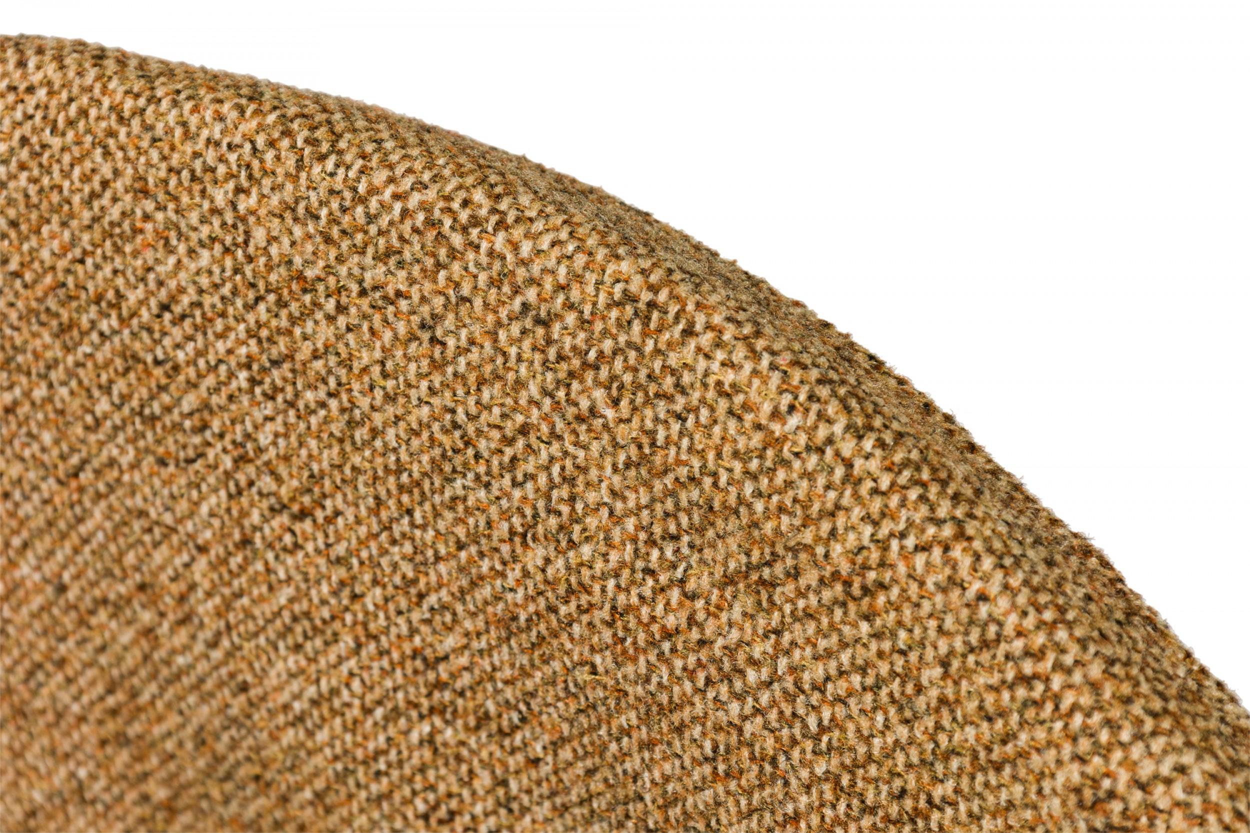 Milo Baughman pour Thayer Coggin Chaise longue pivotante 'Egg' en tissu Brown en vente 3