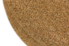 Milo Baughman for Thayer Coggin Brown Upholstered 'Egg' Swivel Lounge Chair