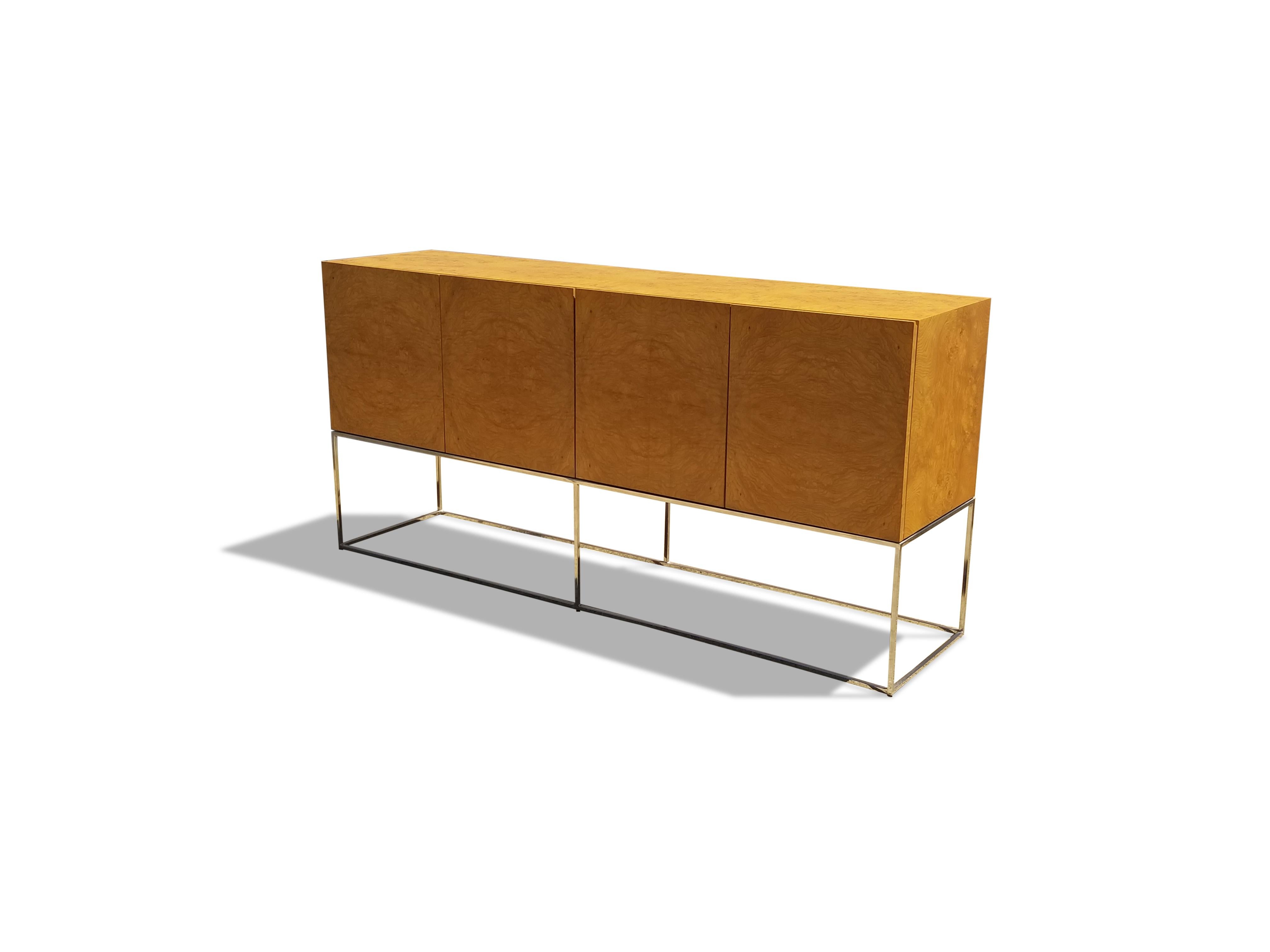 Milo Baughman for Thayer Coggin Burl Wood Credenza 2