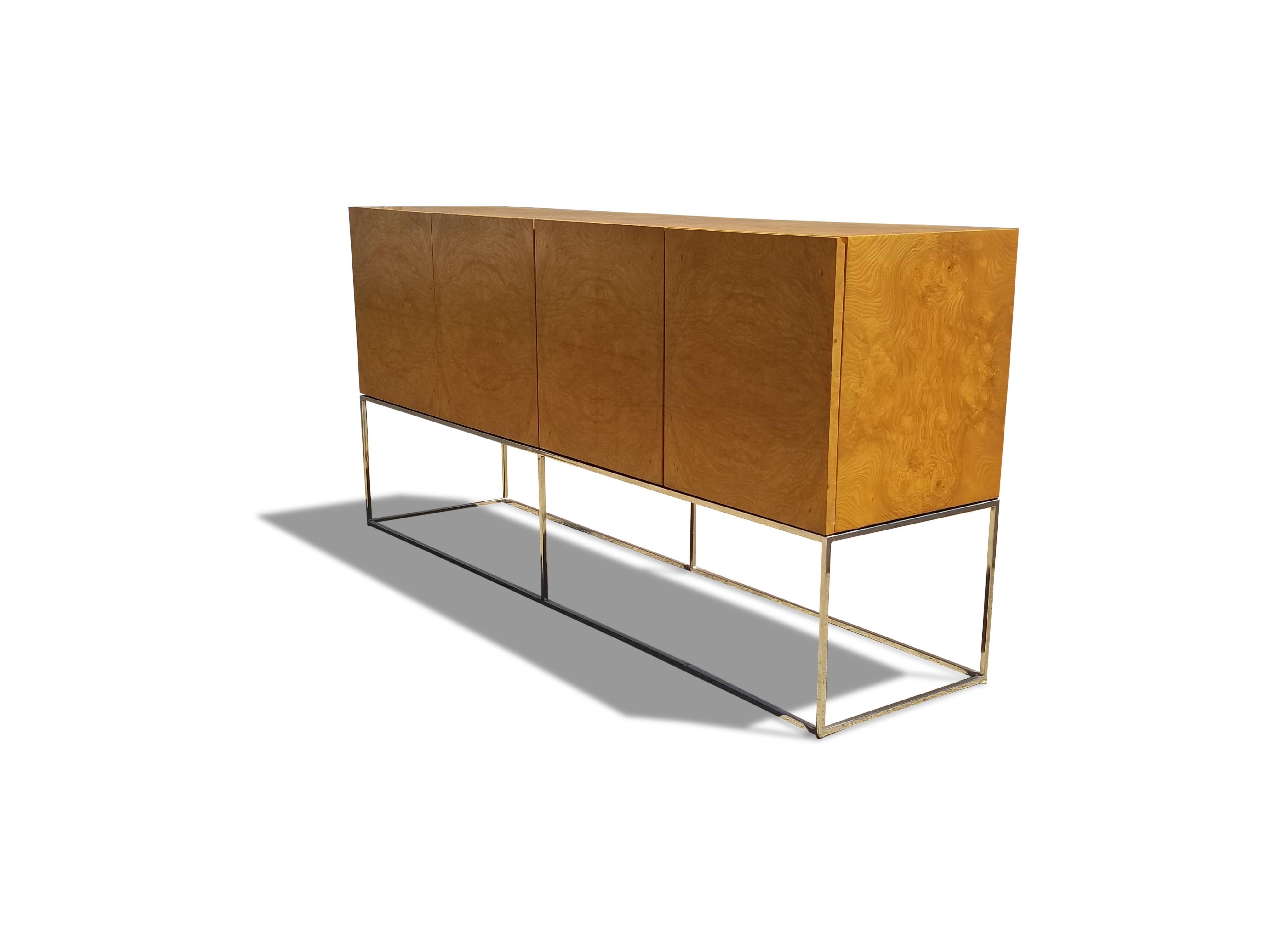 Milo Baughman for Thayer Coggin Burl Wood Credenza 3