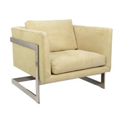 Milo Baughman For Thayer Coggin Cantilever T Back Lounge Chair