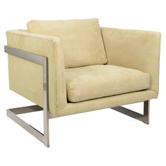 Milo Baughman For Thayer Coggin Cantilever T Back Lounge Chair